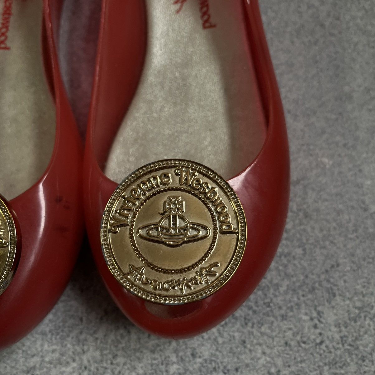 Melissa × Vivienne Westwood Vivienne Westwood Mellisa Anglomania Balet Orb Flats Size US 7 / IT 37 - 5 Thumbnail