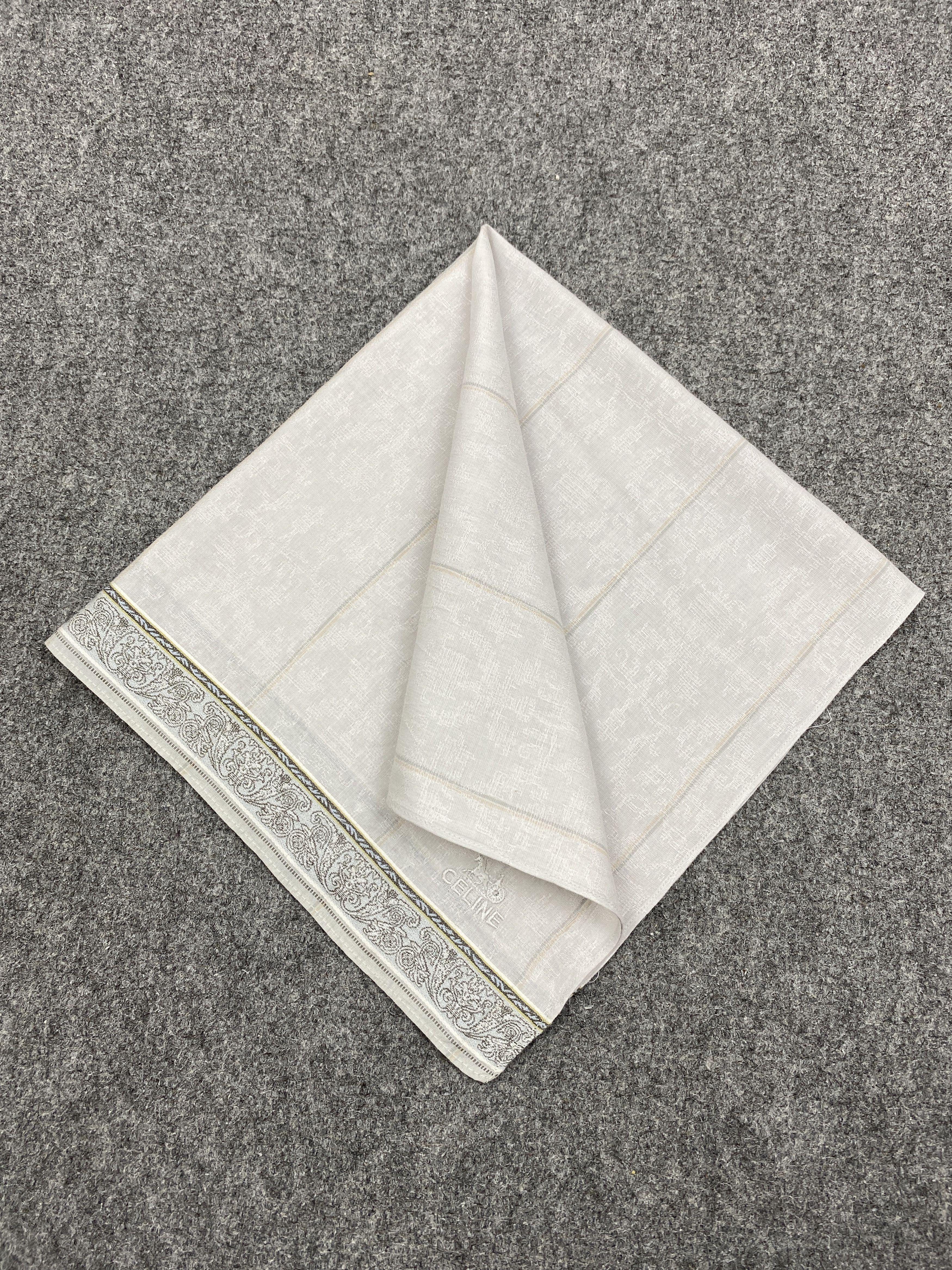 Celine × Vintage Celine Handkerchief / Bandana / Neckerchief HKC0272 Size ONE SIZE - 3 Thumbnail