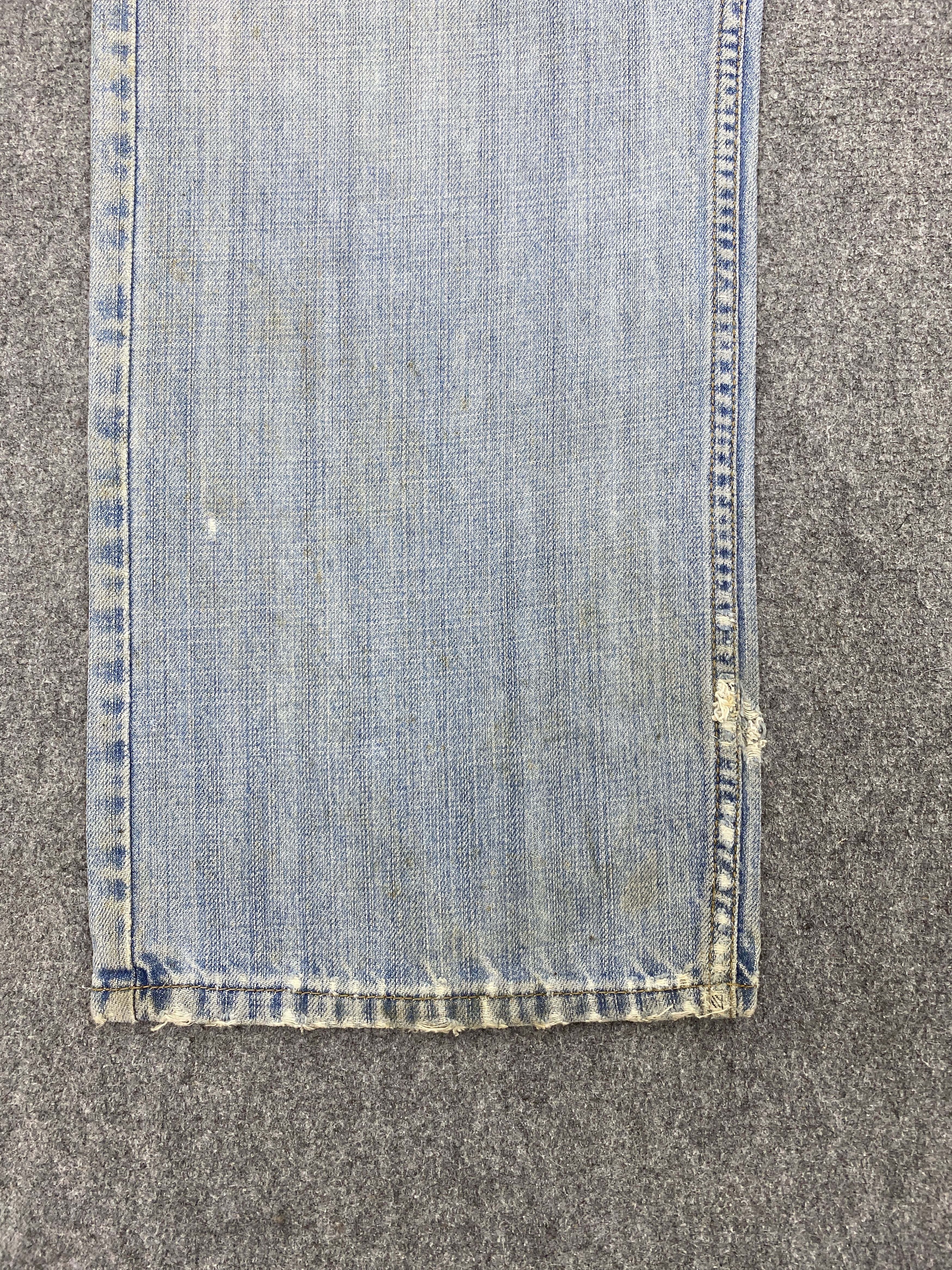 Levi's × Vintage Distressed Vintage Levis 569 Faded Blue Jeans Size US 33 - 11 Thumbnail