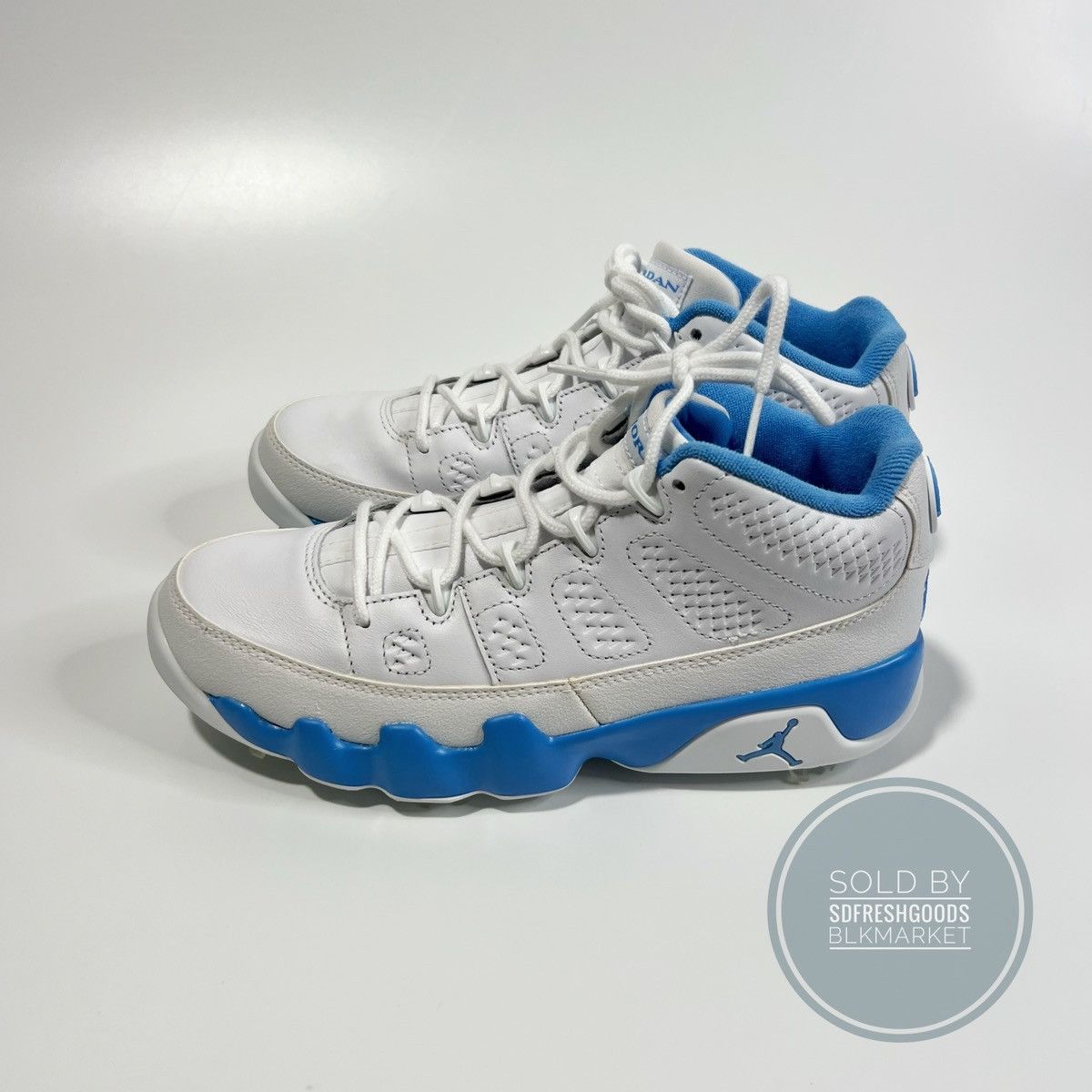 Nike ike Air Jordan 9 Low Golf University Blue Size US 7 / EU 40 - 1 Thumbnail