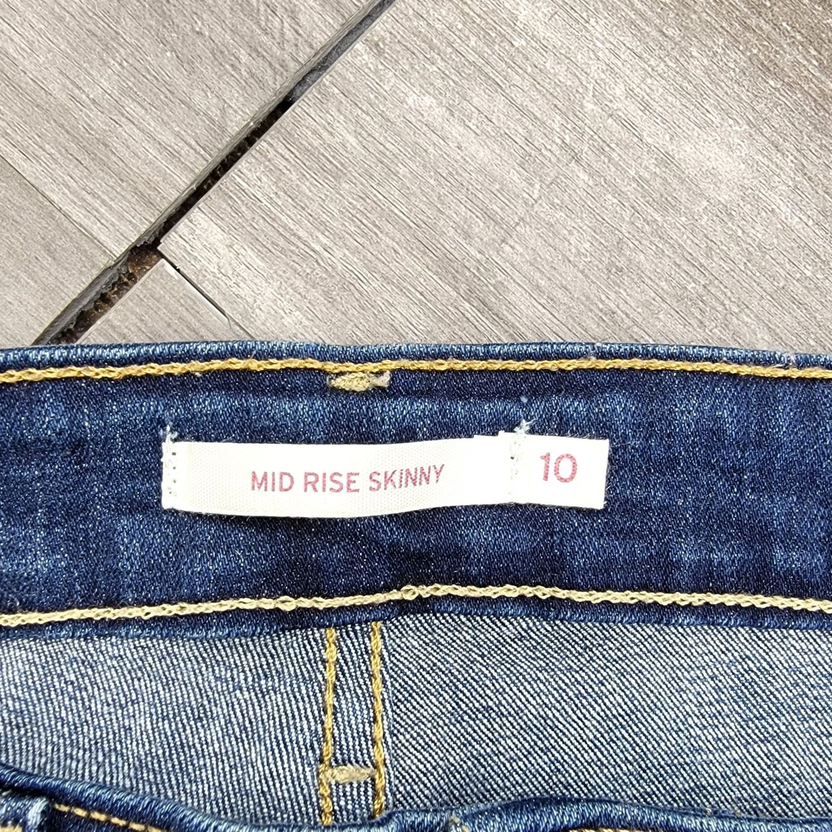 Levi's Levi's Mid Rise Skinny 10 Denim Jeans Womens 30x30 Blue, Regular, 30 in Inseam, Size 10, Jeans, Denim, 1116H, Pretty Action Size 32" / US 10 / IT 46 - 3 Thumbnail