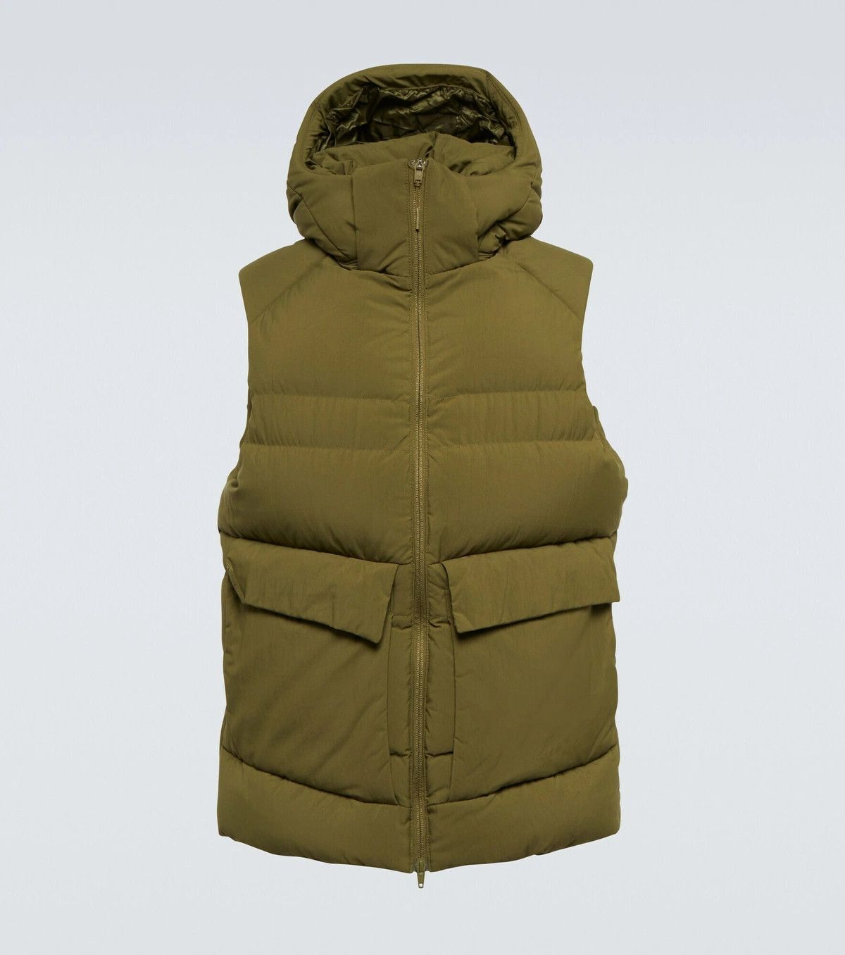 Y-3 o1y0525 Shell Hooded Vest in Military Green Size US M / EU 48-50 / 2 - 1 Thumbnail