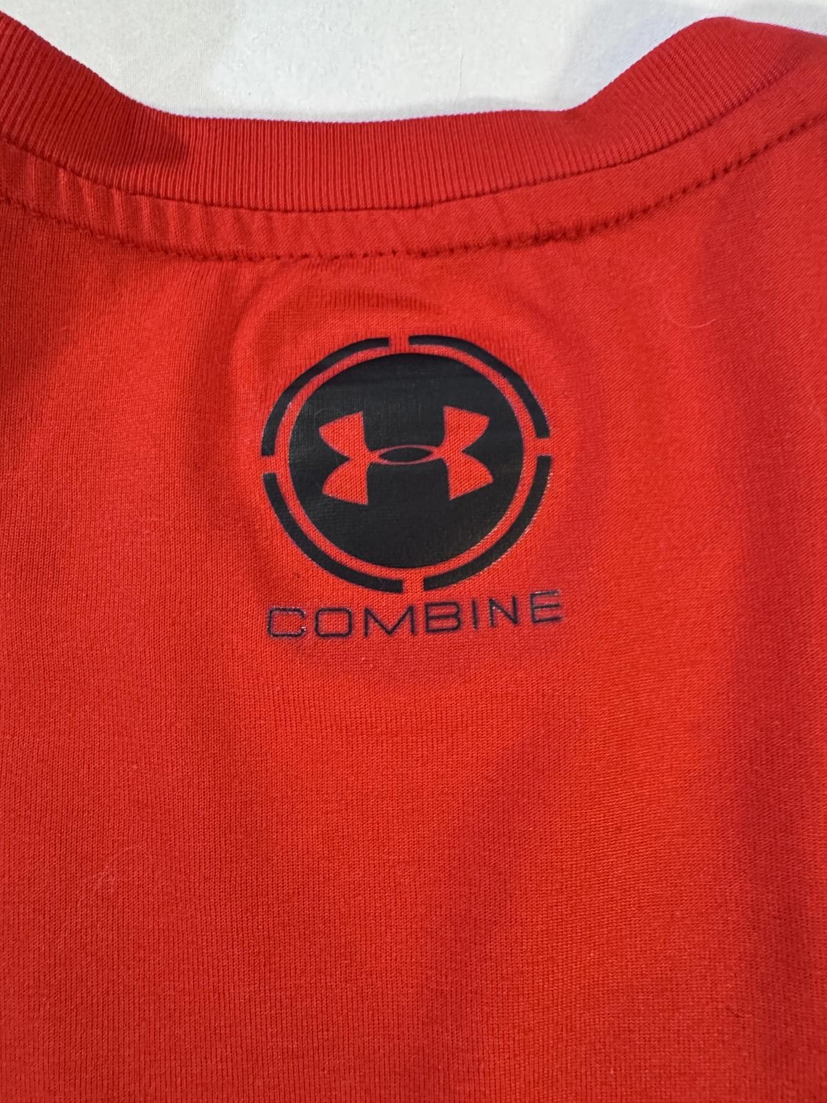 Under Armour UNDER ARMOUR Men's Large T Shirt Loose Fit Combine Red Black Size US L / EU 52-54 / 3 - 3 Thumbnail