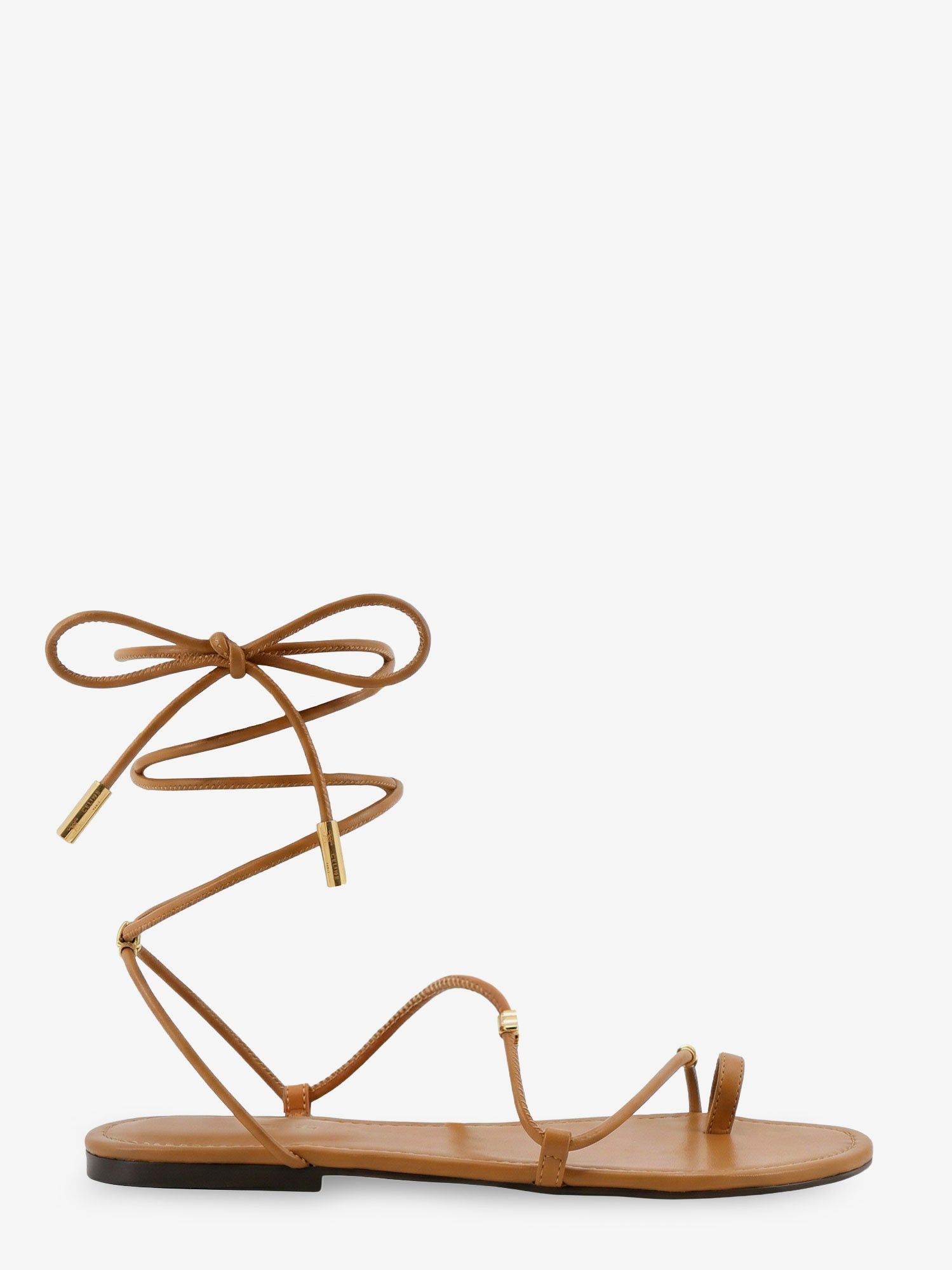 Celine Celine Leather sandals with metal Triomphe logo IT 37 Women - USA Tariffs Included Size US 7 / IT 37 - 1 Thumbnail
