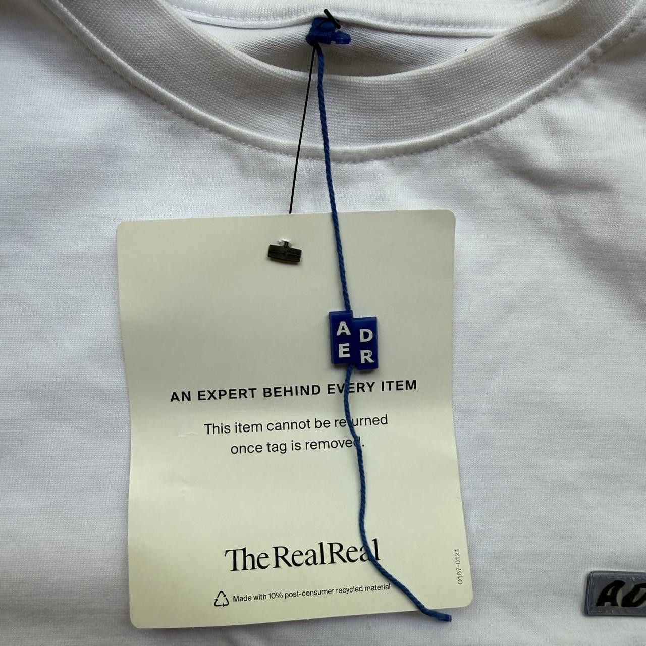 Ader Error ADER ERROR SS20 Paint Detail White T-Shirt NWOT Size US M / EU 48-50 / 2 - 3 Thumbnail