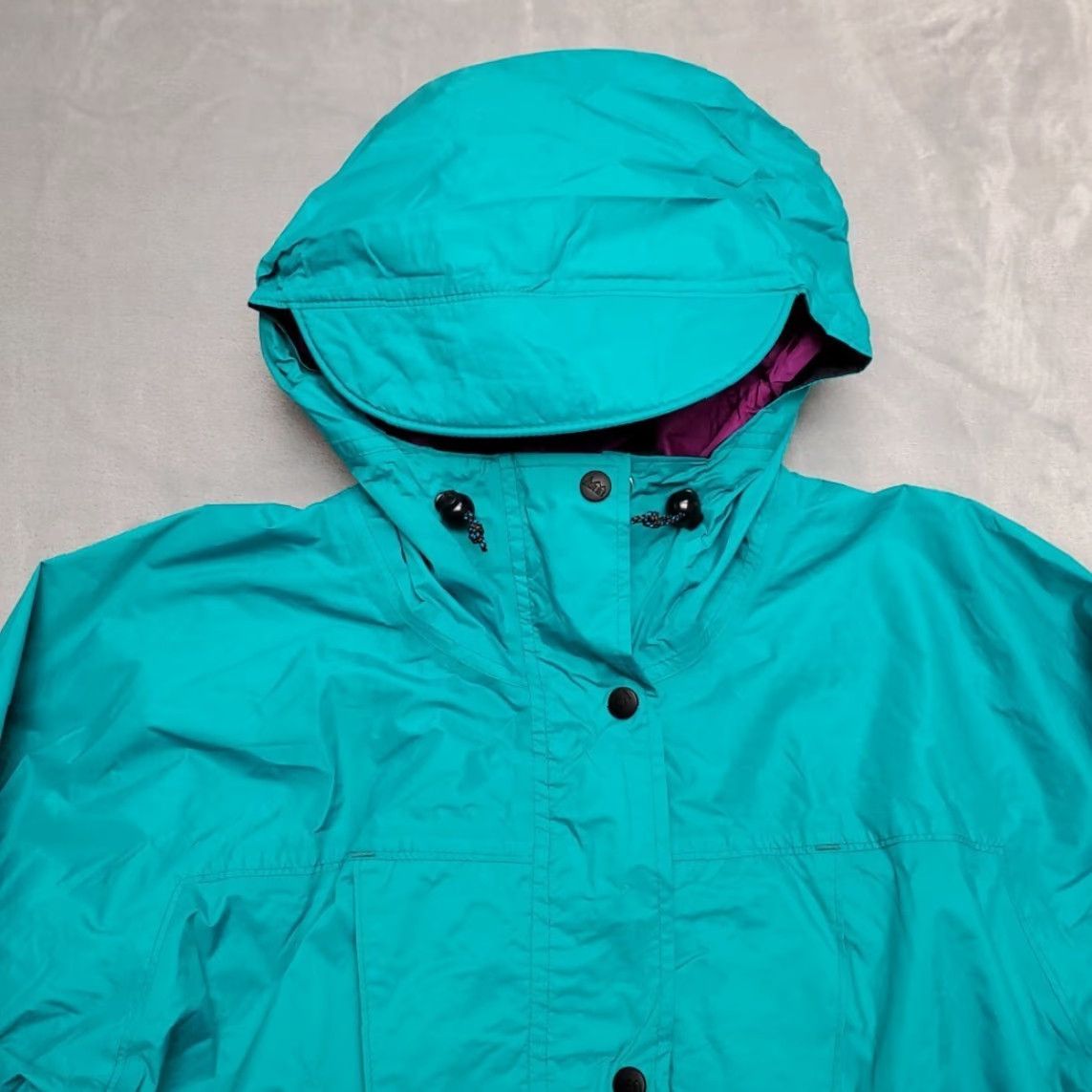 Vintage REI Jacket Women 14 Green Lined Rain Hike Windbreaker Made in USA Parka Coat VTG Size XL / US 12-14 / IT 48-50 - 3 Thumbnail