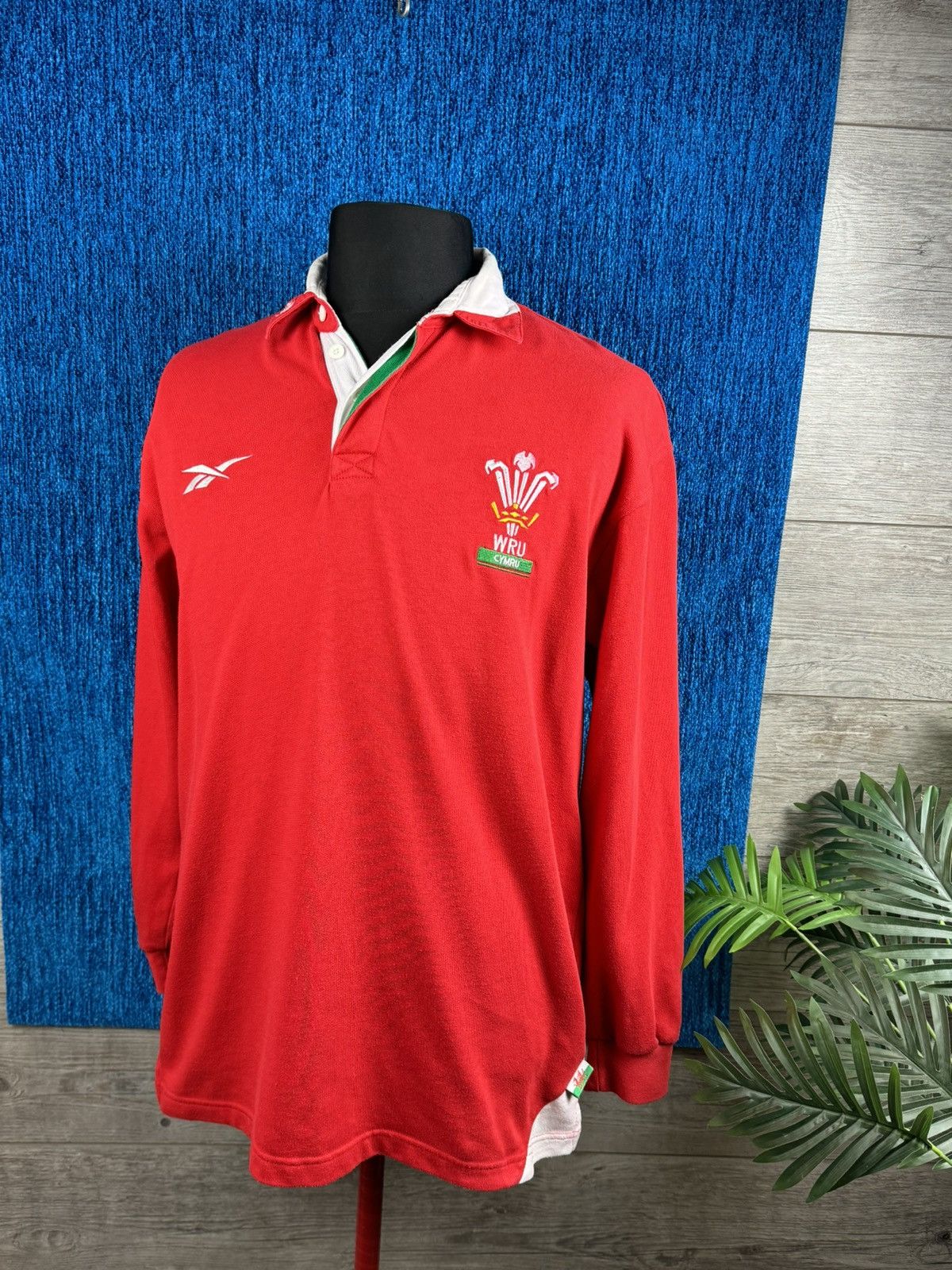 Reebok × Vintage Vintage 1999 Wales Rugby Union Home Shirt Jersey by Reebok Size US L / EU 52-54 / 3 - 3 Thumbnail