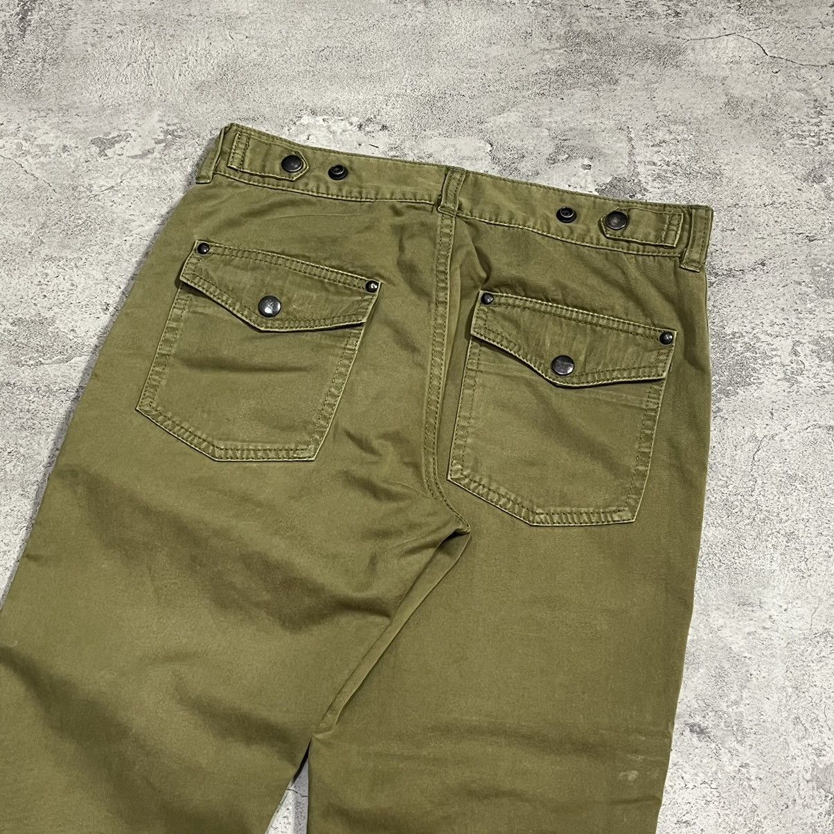 N.Hoolywood N-Hoolywood Bootcut Workpants - Olive Size US 28 / EU 44 - 7 Thumbnail