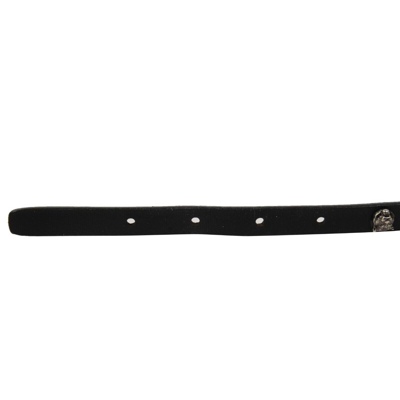 Gucci Feline Tiger Head Choker Necklace Black Leather Silver Size ONE SIZE - 8 Thumbnail