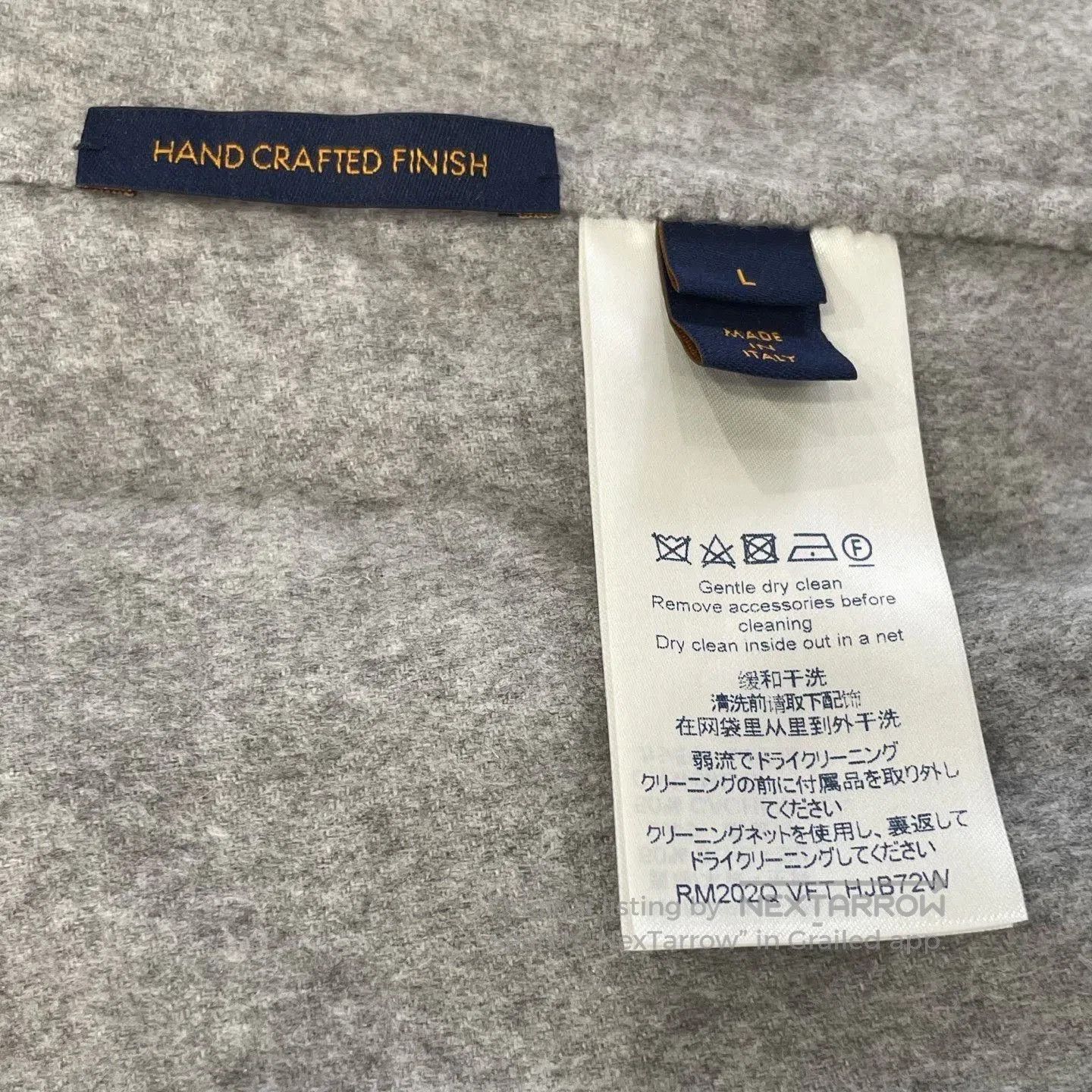 Louis Vuitton LV Gray Cashmere Hoodie. Size US L / EU 52-54 / 3 - 6 Thumbnail