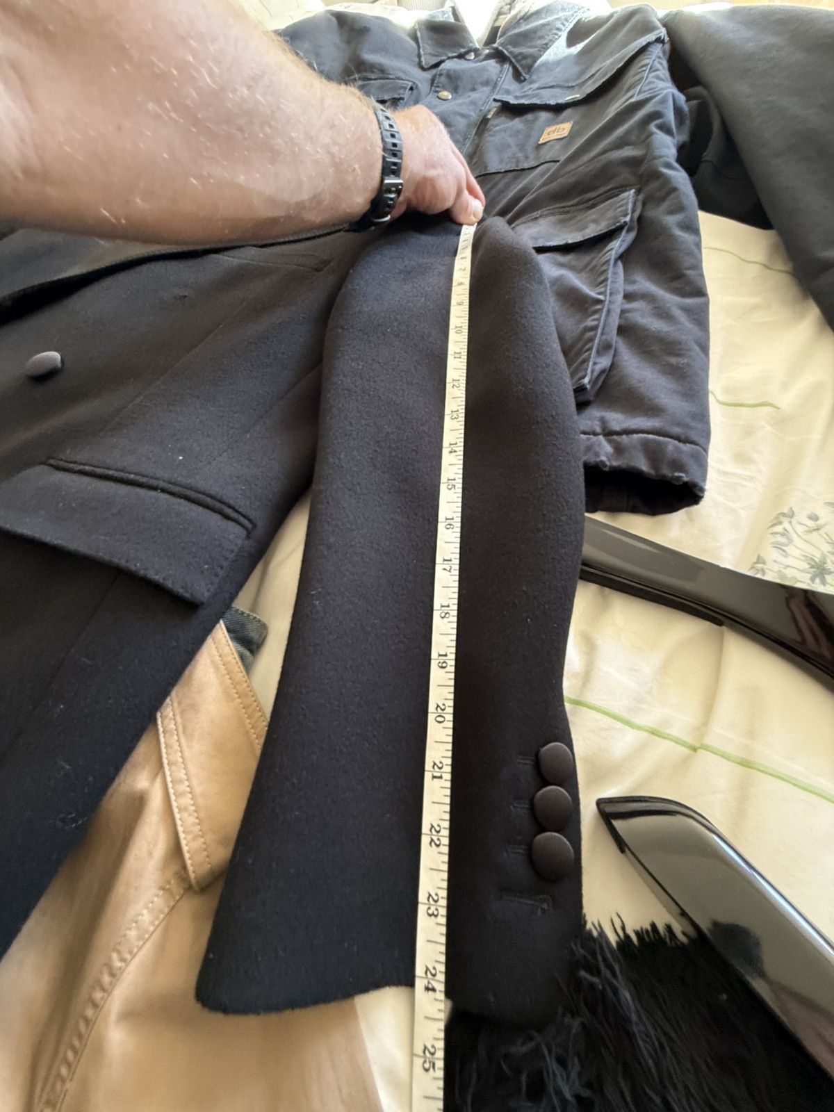 Celine FW25 Celine 1 of 1 sample Chesterfield tuxedo coat Hedi M Size US M / EU 48-50 / 2 - 6 Thumbnail