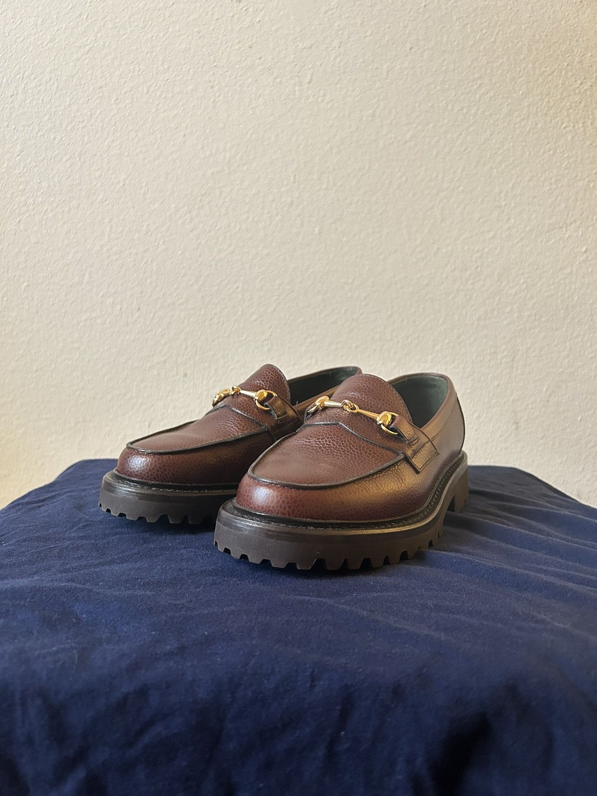 Blackstock & Weber Blackstock & Weber - Brown Mason Horse Bit Loafers - Size 4M Size US 7 / IT 37 - 3 Thumbnail