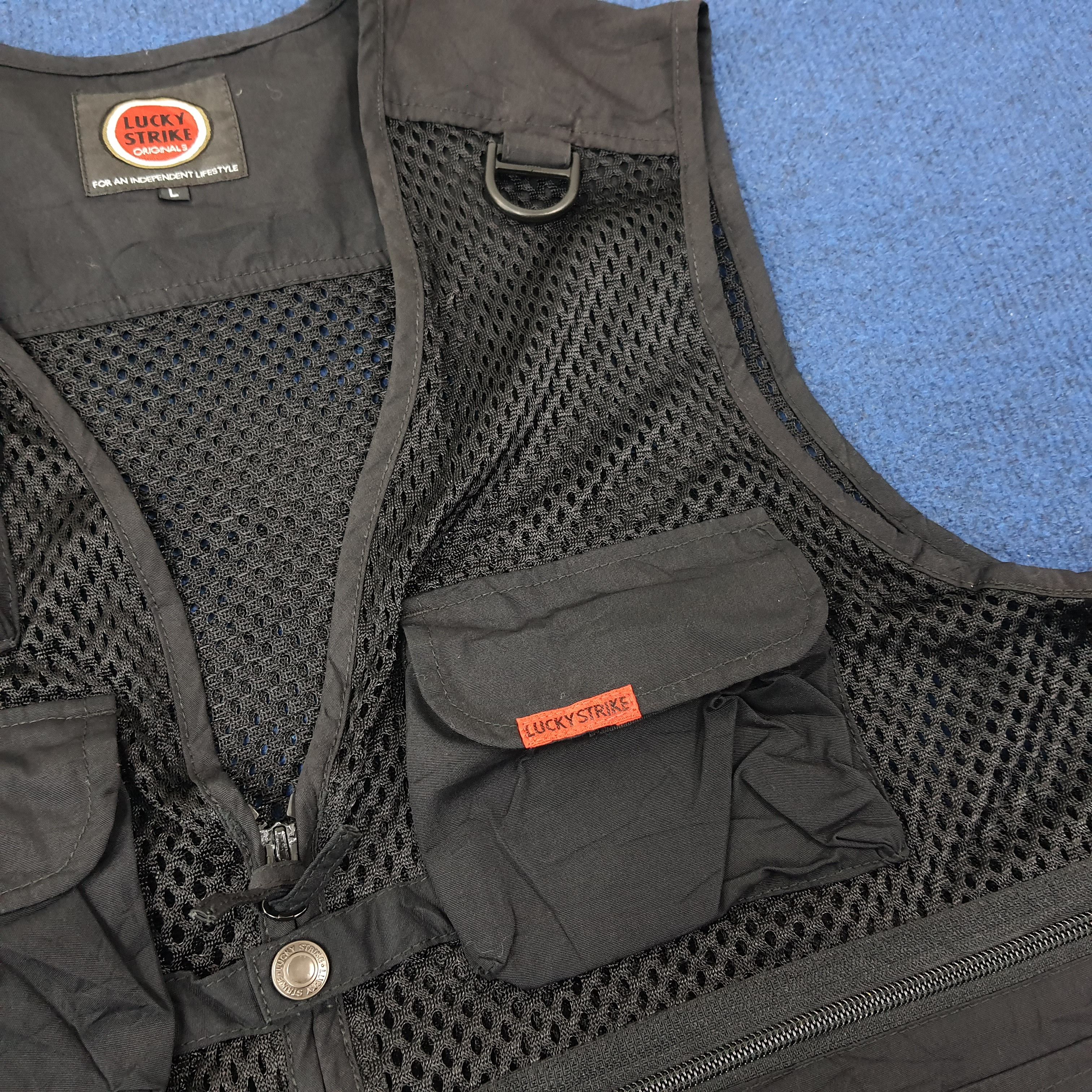 Other Vintage Lucky Strike Motorsports Vests C239N76 Size US M / EU 48-50 / 2 - 2 Thumbnail