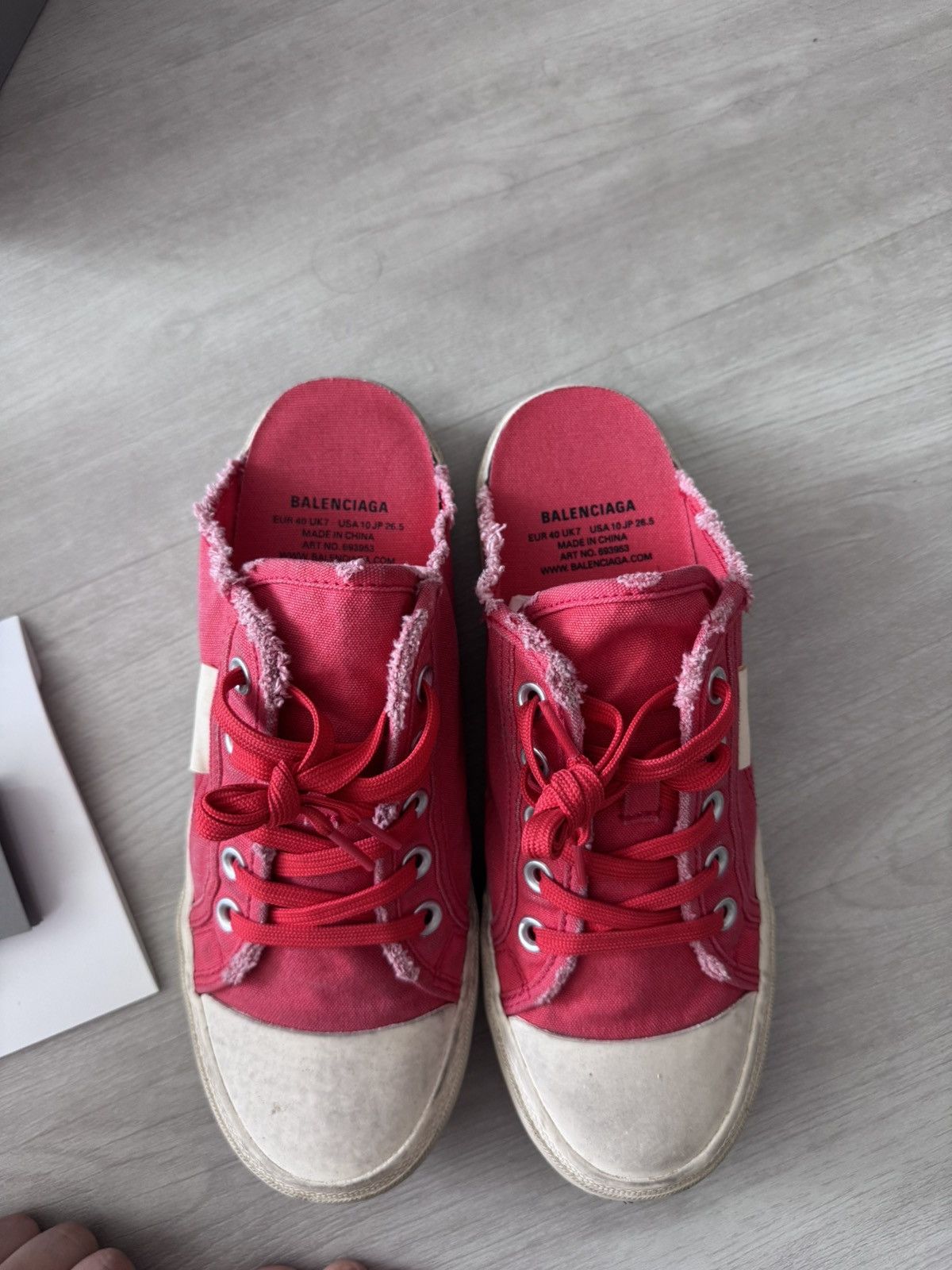 Balenciaga PARIS SLIP ON MULE Size US 7 / EU 40 - 3 Thumbnail