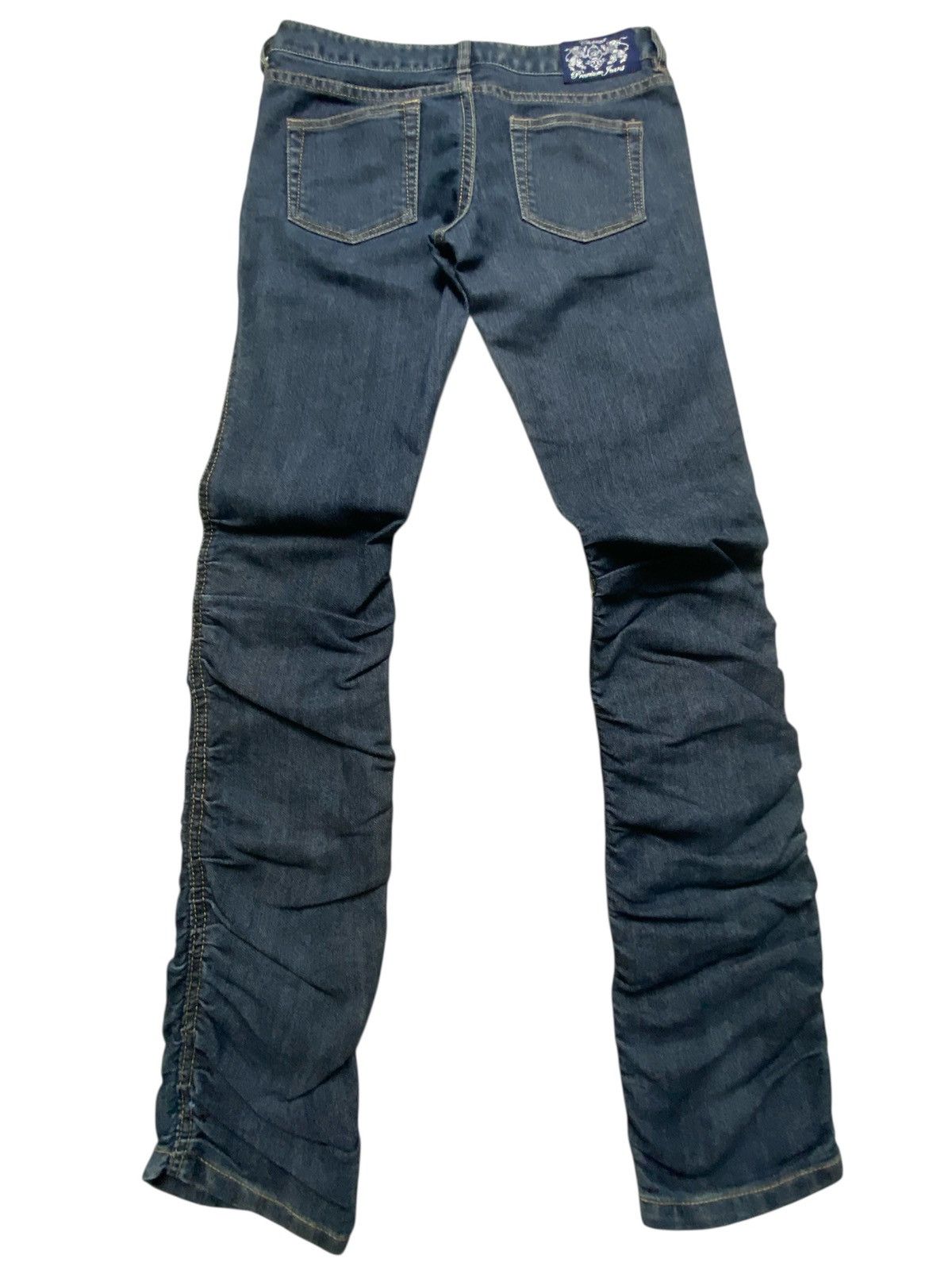 Japanese Brand Chuccocox Premium Wrinkle Skinny Jeans Size 30" / US 8 / IT 44 - 3 Thumbnail
