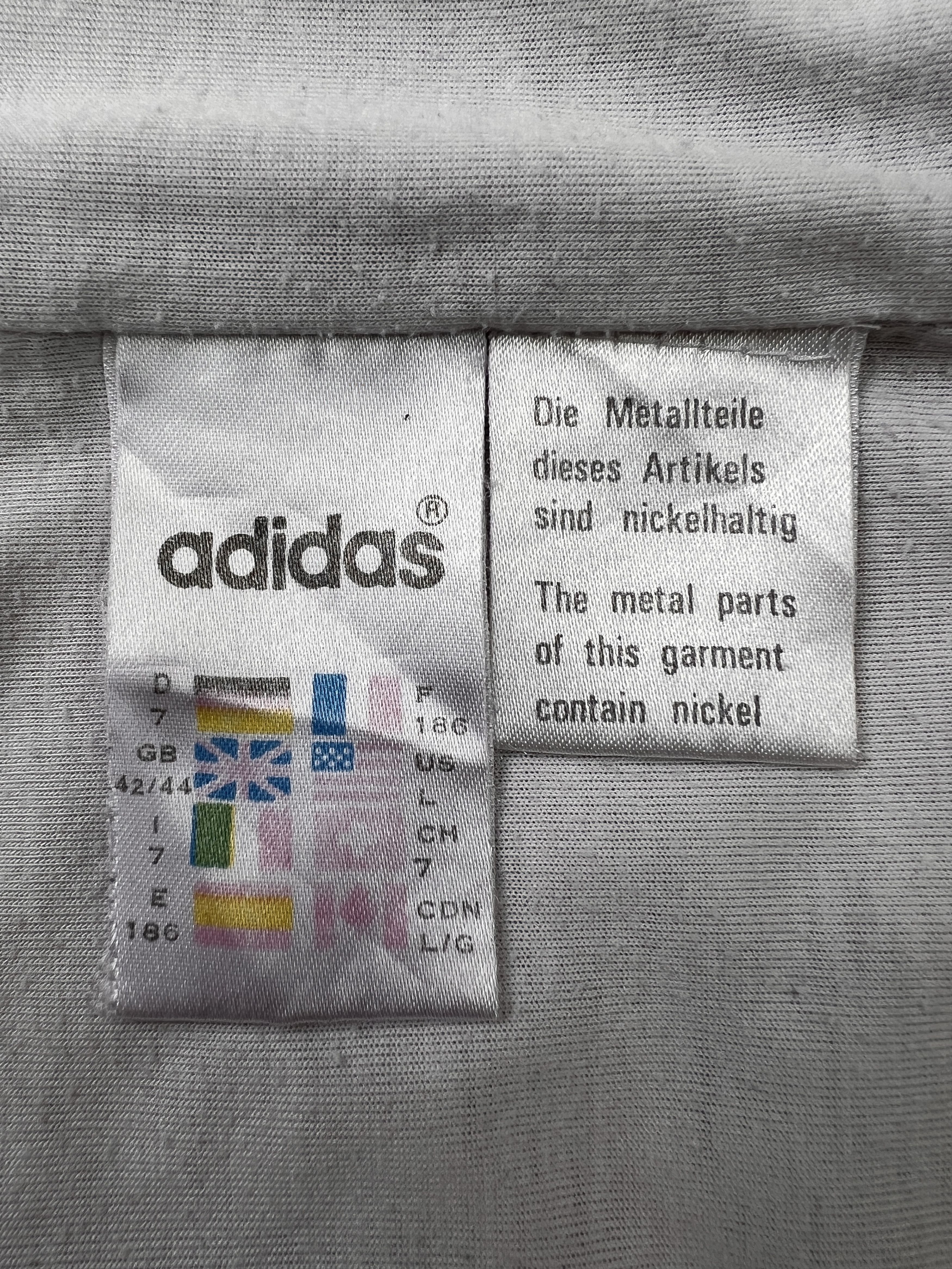 Adidas Vintage Adidas Chevron Panel Windbreaker Jacket - Size L Size US L / EU 52-54 / 3 - 23 Thumbnail