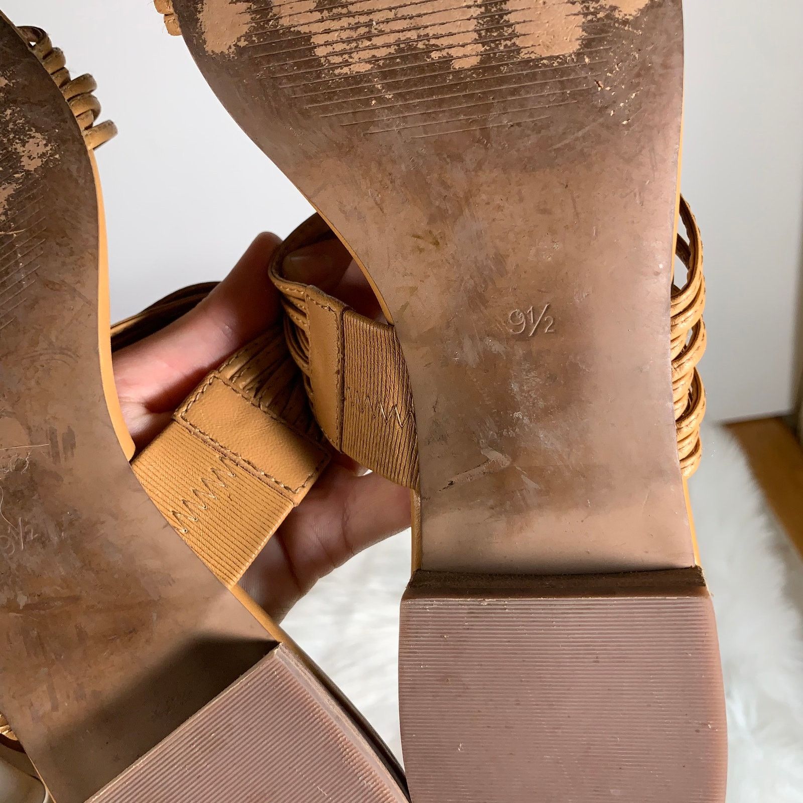 Madewell Madewell Meg Strappy Leather Slide Sandals Size 9.5 Size US 9.5 / EU 42-43 - 9 Thumbnail