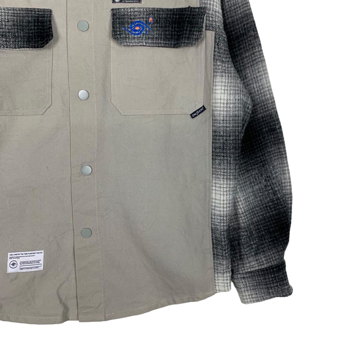 Japanese Brand .KOM Aestheticview Fashion Snap Button Jacket #0328-C15 Size US L / EU 52-54 / 3 - 8 Thumbnail