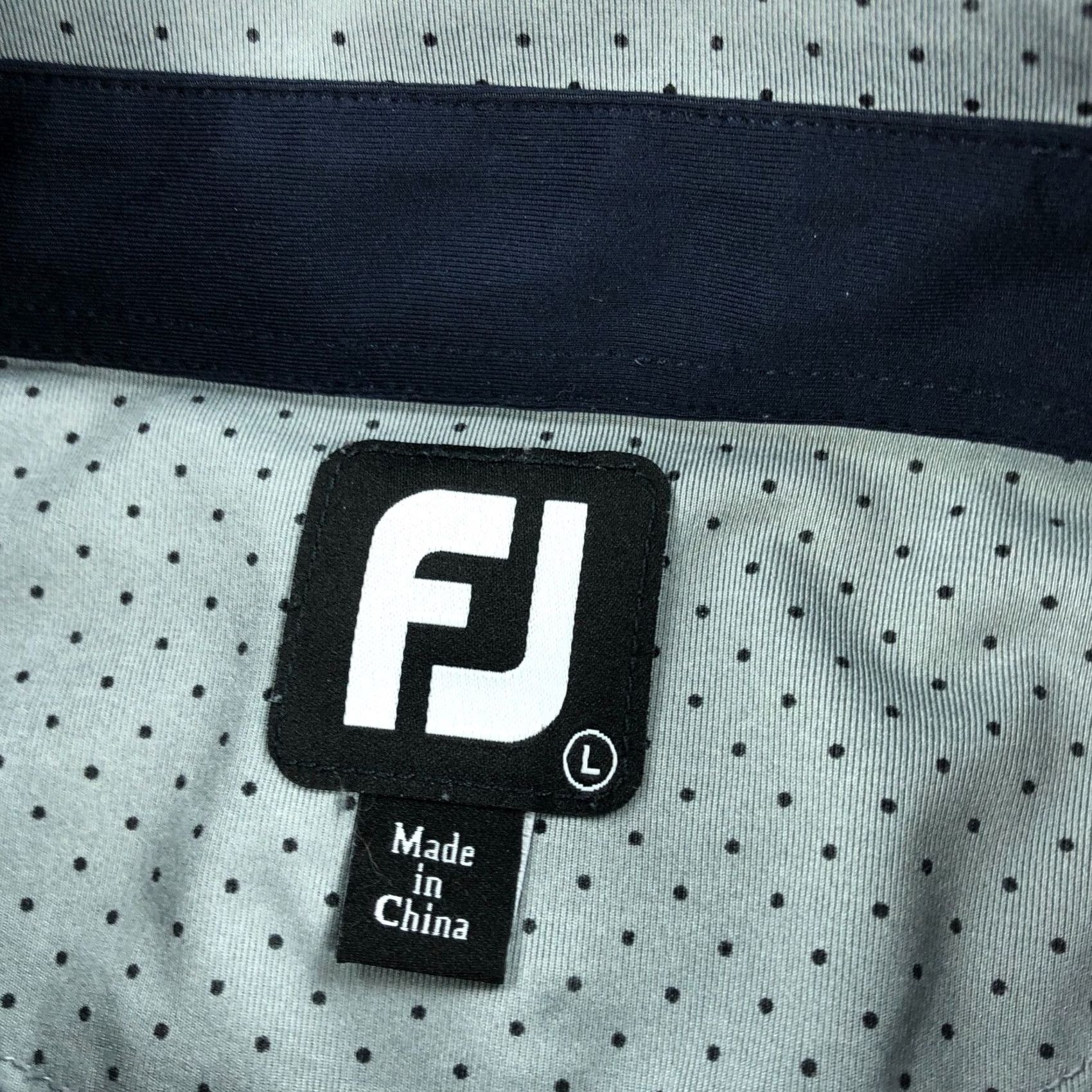 Footjoy FootJoy Polo Shirt Men L Gray Sports Golf Short Sleeve Collared Button Up UV Moisture Wicking Stretch Polo Size US L / EU 52-54 / 3 - 4 Thumbnail