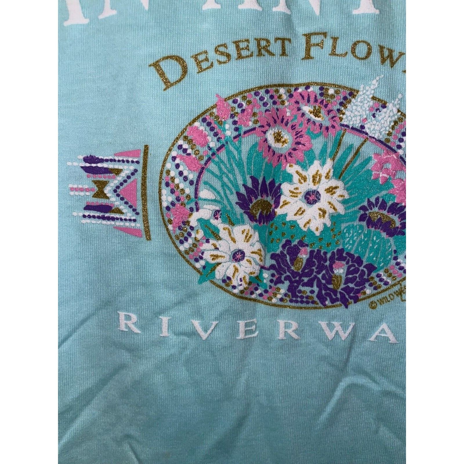 Jerzees Vintage Riverwalk Shirt San Antonio Desert Flower Tee 90s L Size US L / EU 52-54 / 3 - 3 Thumbnail