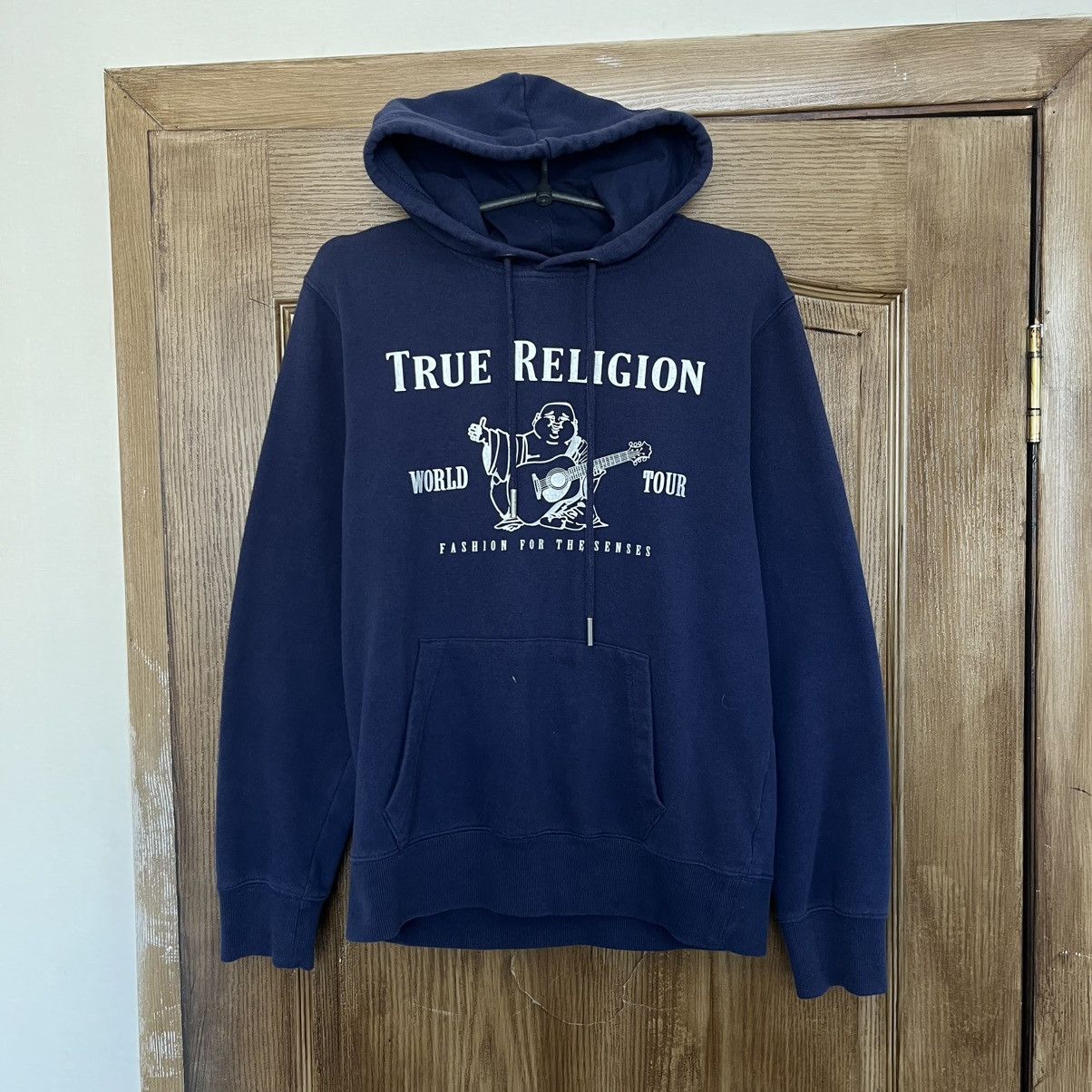 True Religion Vintage Hoodie True Religion Big Logo Size US S / EU 44-46 / 1 - 1 Thumbnail