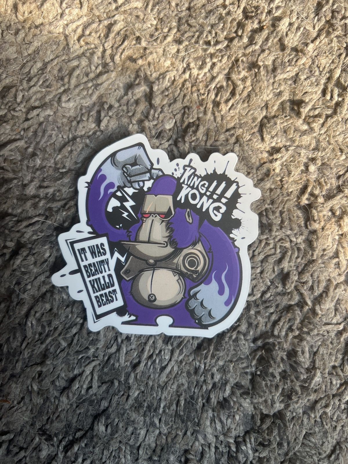 Hypebeast King Kong It Was Beauty Killd Beast Sticker Size ONE SIZE - 1 Thumbnail