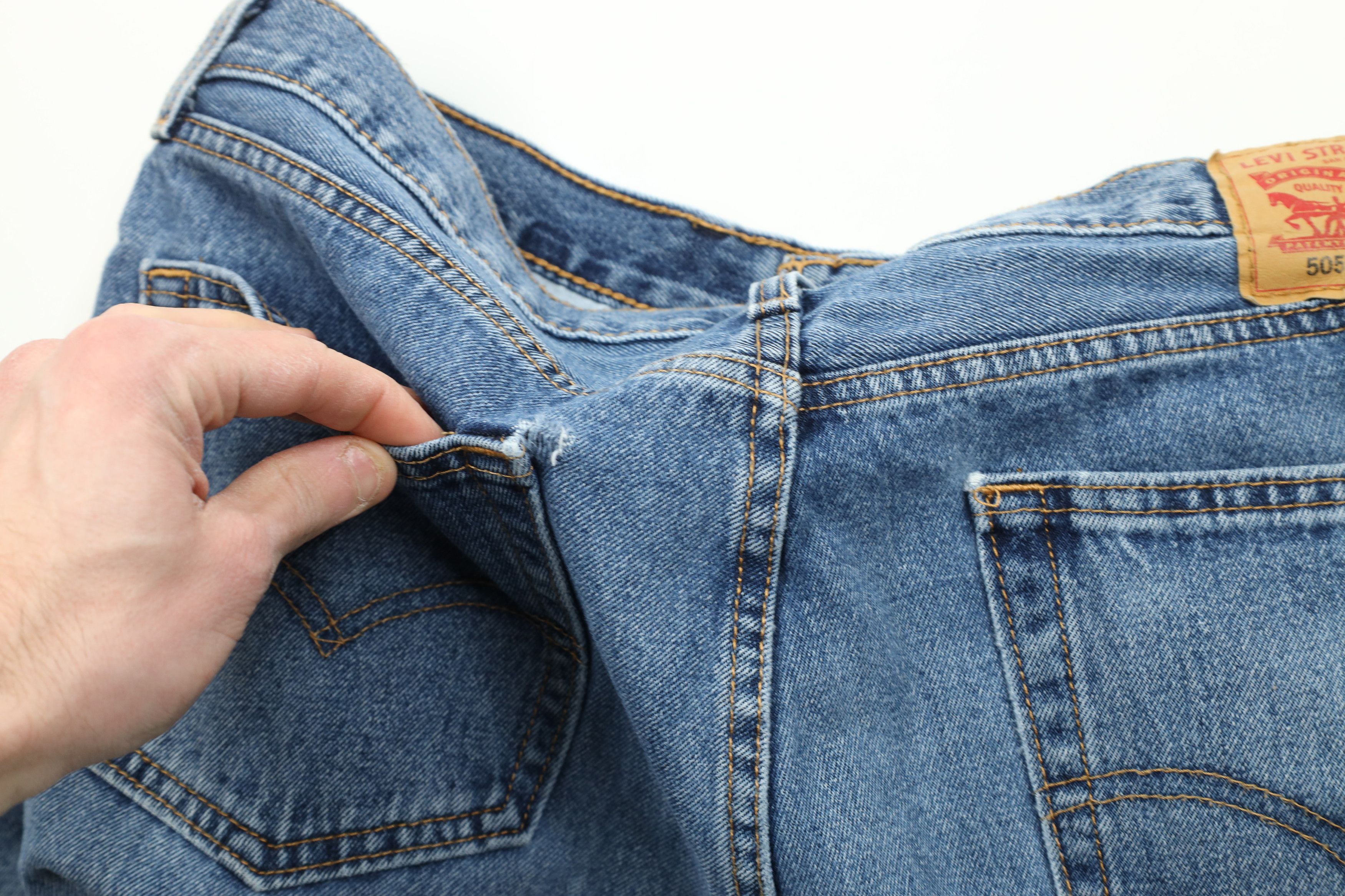 Levi's Vintage Y2K Levis 505 Regular Straight Leg Denim Jeans Size US 36 / EU 52 - 9 Thumbnail