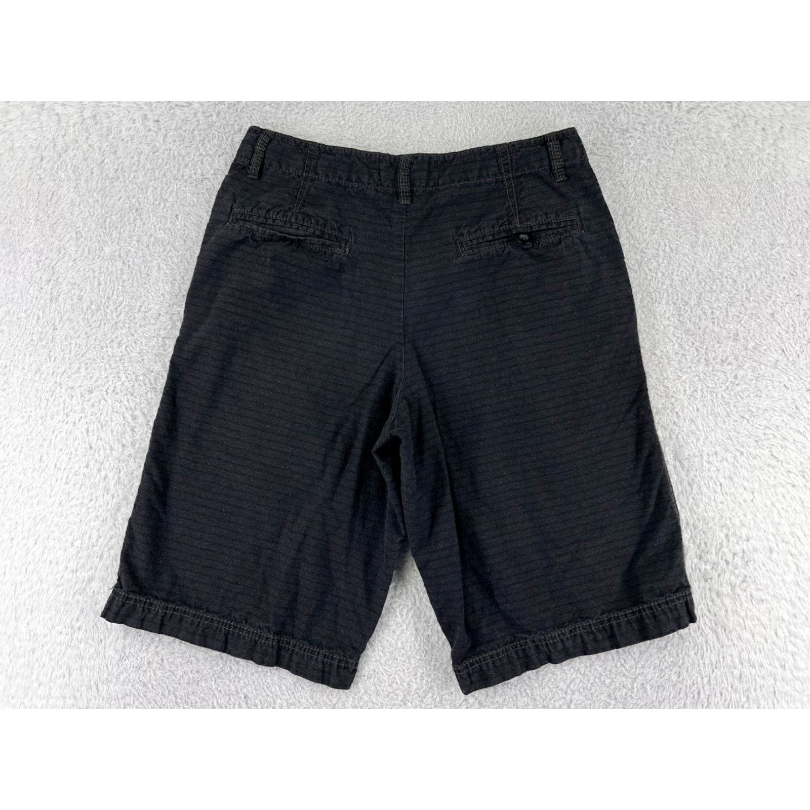 Ocean Pacific Ocean Pacific Black Striped Shorts Men 30 Cotton Casual Beach 100% Cotton Ocean Pacific Mens Shorts Beach 30 Black Striped Chino Casual Mens Shorts Size US 30 / EU 46 - 2 Thumbnail