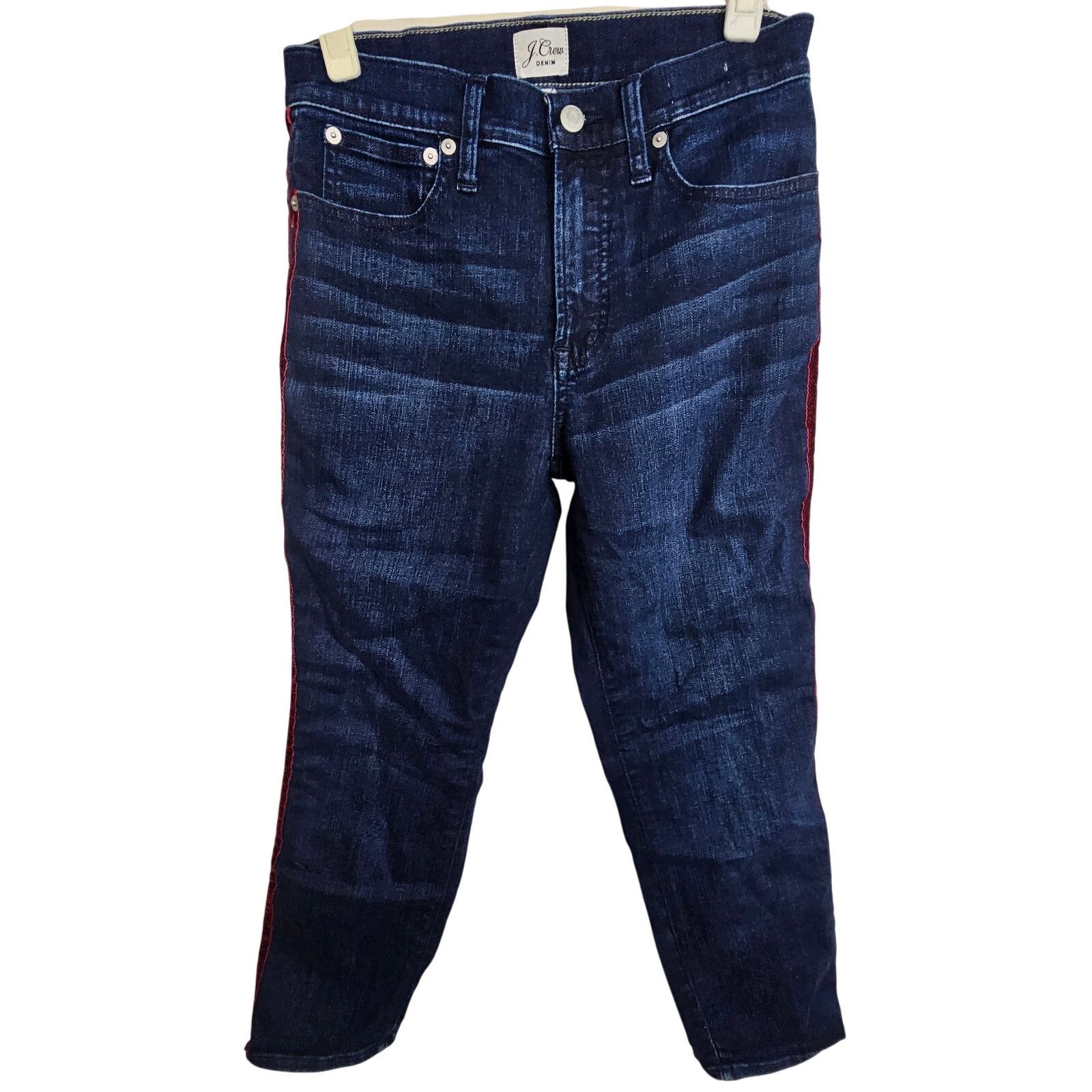 J.Crew J. Crew Womens Vintage Straight Leg Jeans Size 27 Tuxedo Size 27" / US 4 / IT 40 - 3 Thumbnail