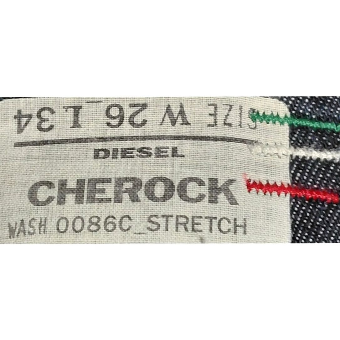 Diesel Diesel Industry Cherock Denim Jeans Blue Slim Size W 26 L 34 Size 26" / US 2 / IT 38 - 7 Thumbnail