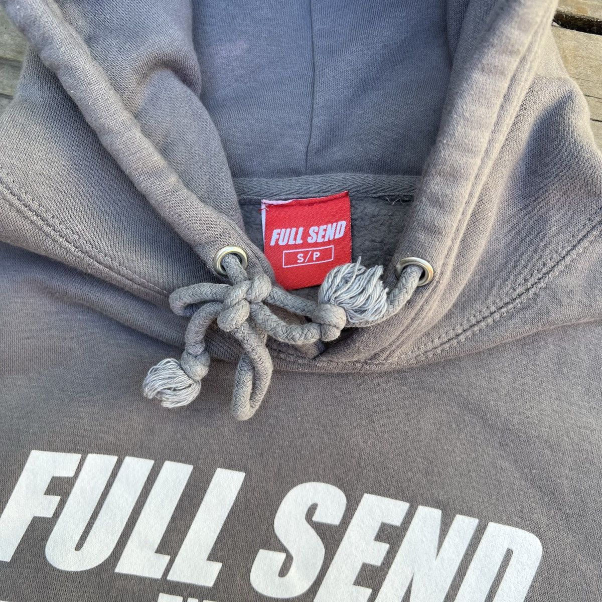Full Send Full Send Fitness Gray Hoodie Size Small Size US S / EU 44-46 / 1 - 2 Thumbnail