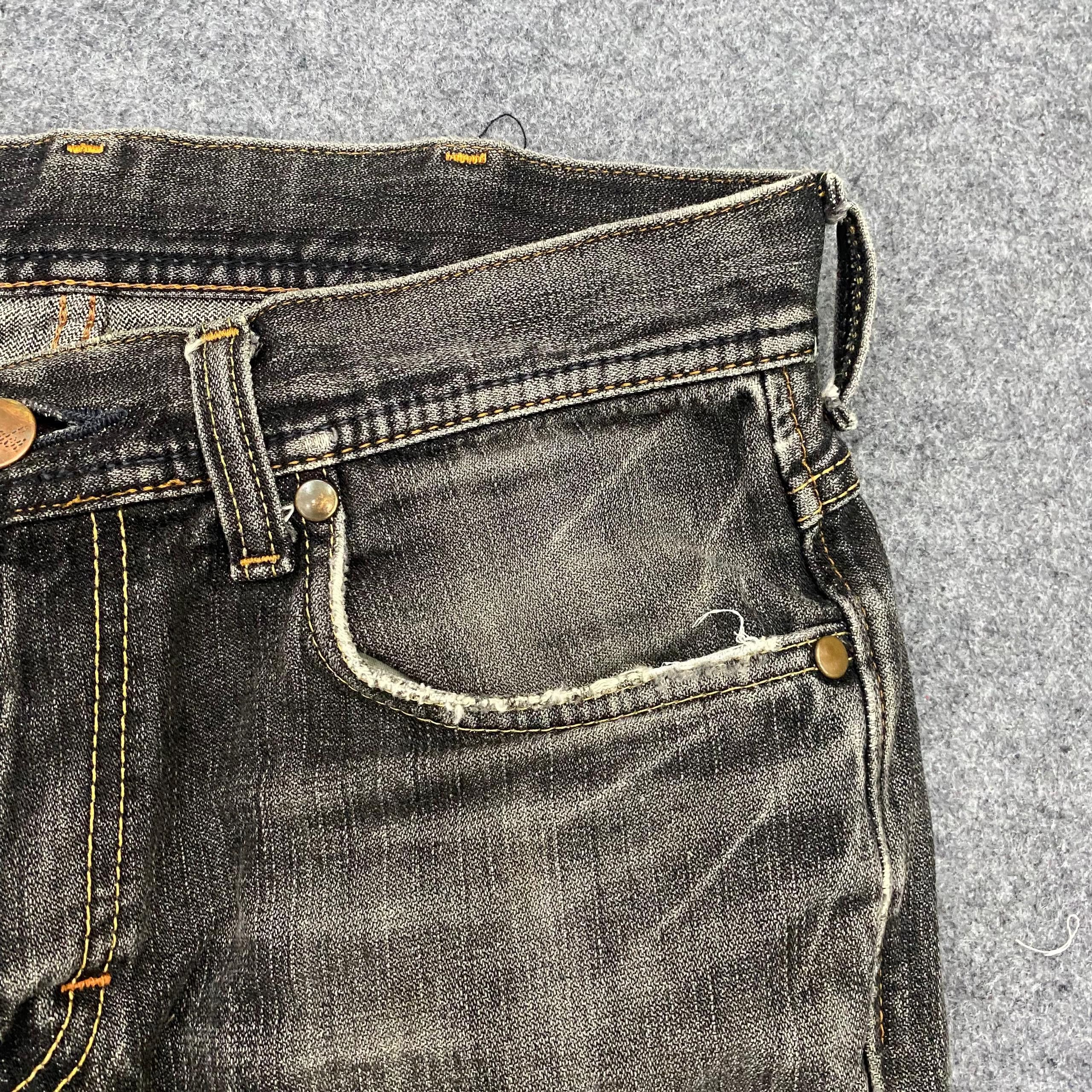Japanese Brand 💥Best Offer💥Vintage Wrangler Distressed Denim Size US 30 / EU 46 - 12 Thumbnail
