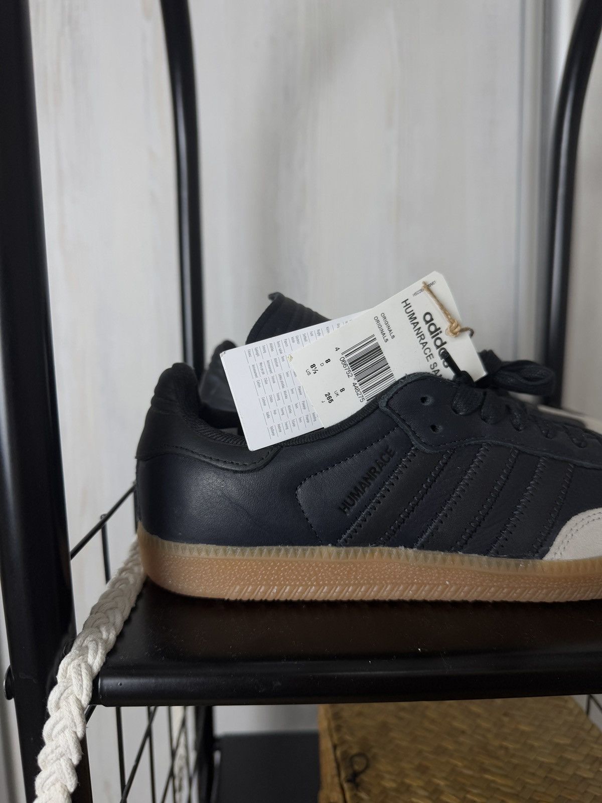 Adidas Adidas x Pharrell Williams Humanrace Samba Night Grey Shoes Size US 8.5 / EU 41-42 - 3 Thumbnail
