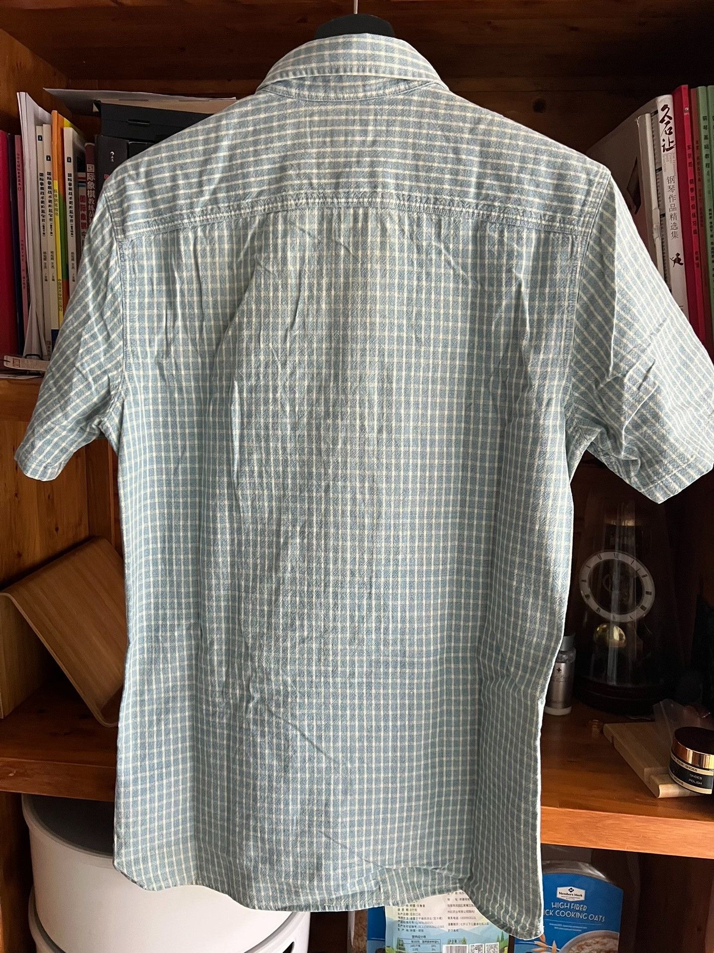 RRL Ralph Lauren RRL Double RL Indigo Check Short-Sleeve Shirt Size US S / EU 44-46 / 1 - 8 Thumbnail