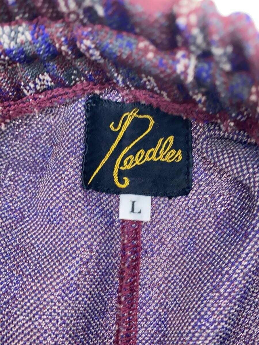 Needles Needles Polyester Track Pants Bordeaux Size US 34 / EU 50 - 4 Thumbnail
