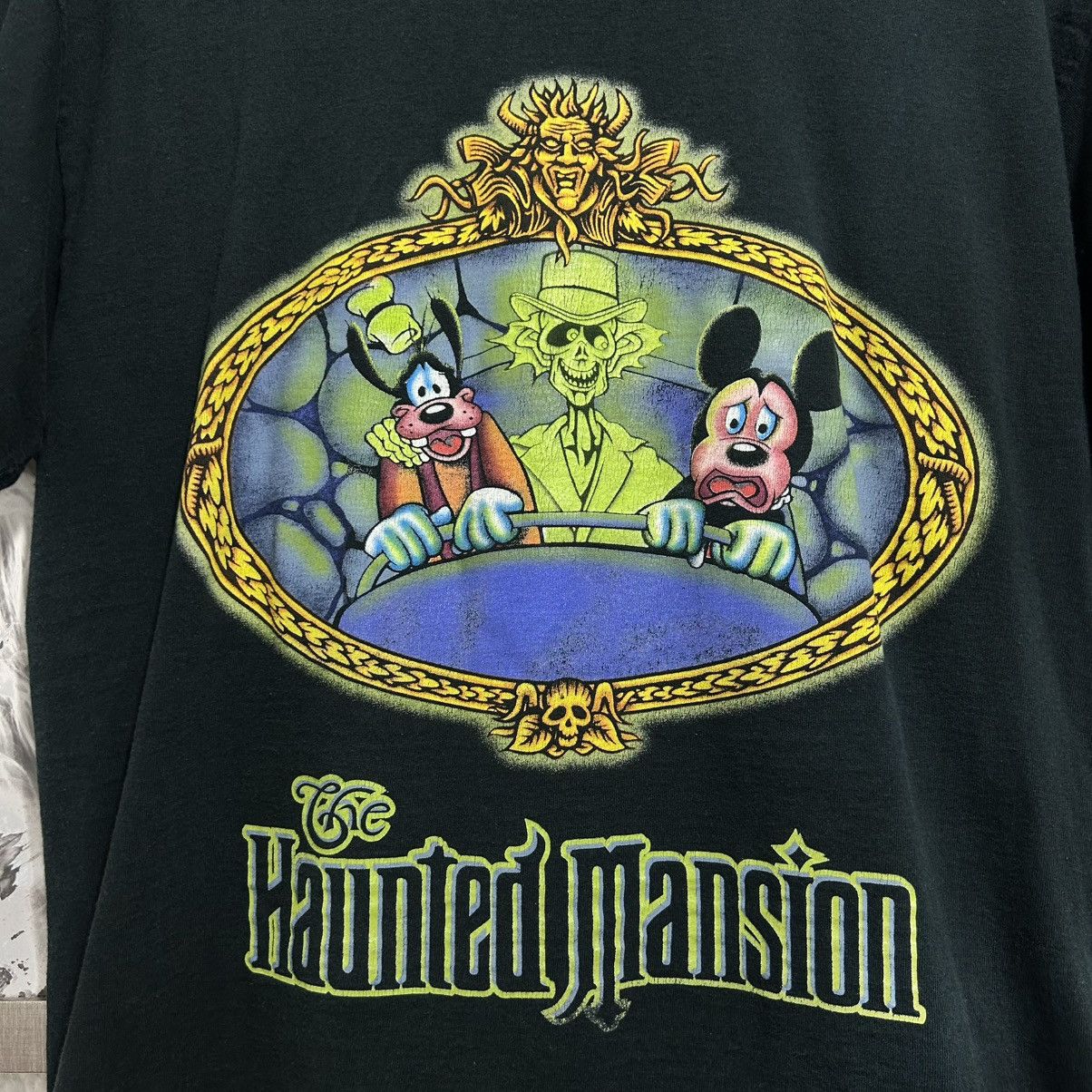 Disney THE HAUNTED MANSION GOOFY & MICKEY VINTAGE SHIRT 90’s Size US M / EU 48-50 / 2 - 2 Thumbnail