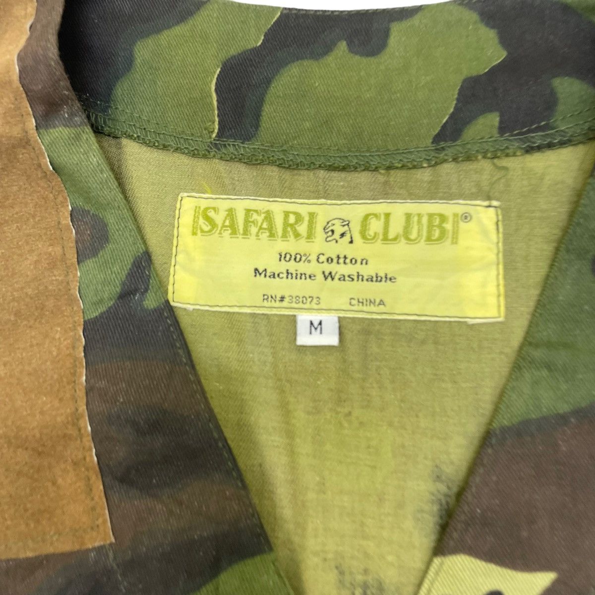 Japanese Brand × Vintage Vintage Camo Safari Vest Jacket Size US L / EU 52-54 / 3 - 7 Thumbnail