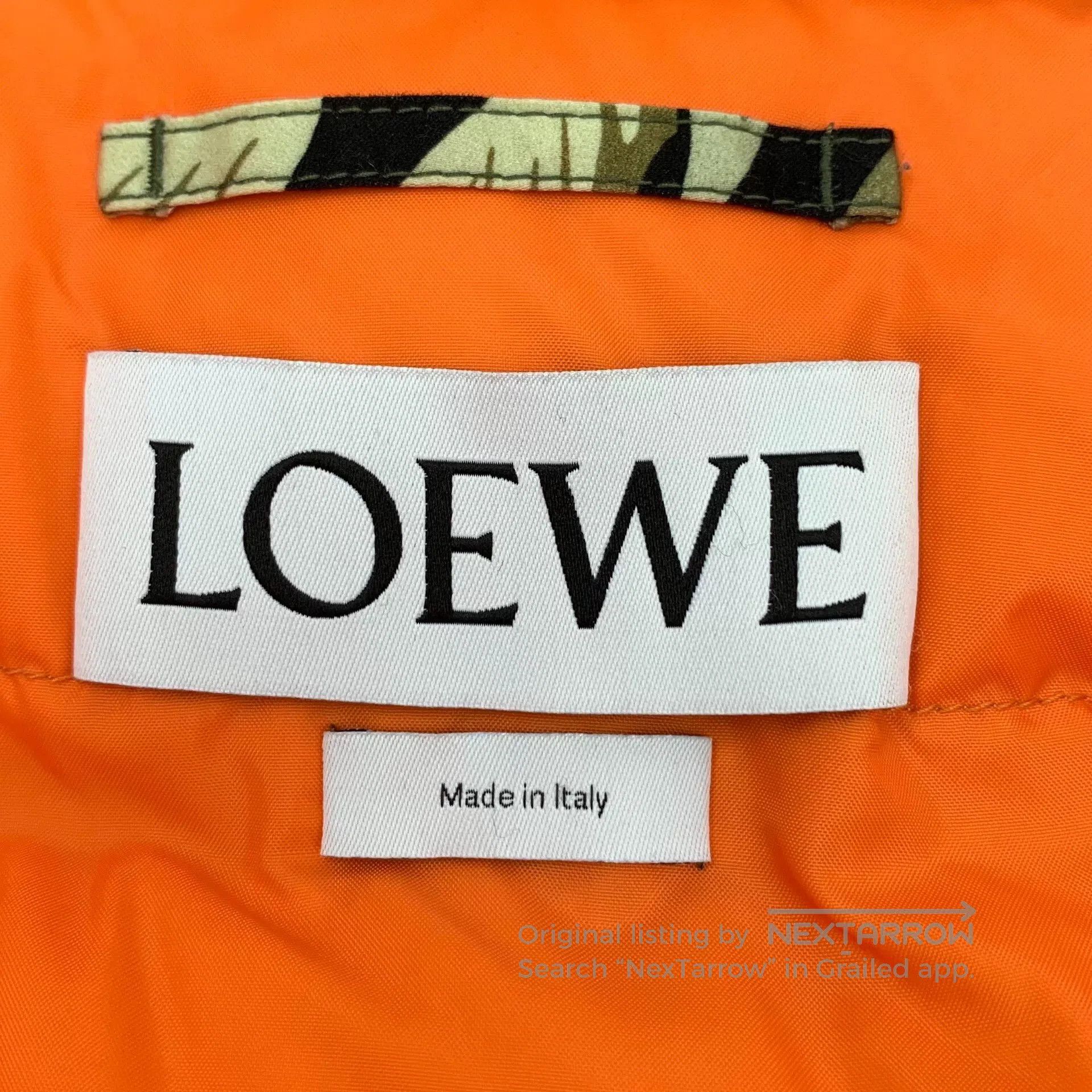 Loewe Loewe Green Floral Hooded Puffer Jacket. Size US L / EU 52-54 / 3 - 6 Thumbnail