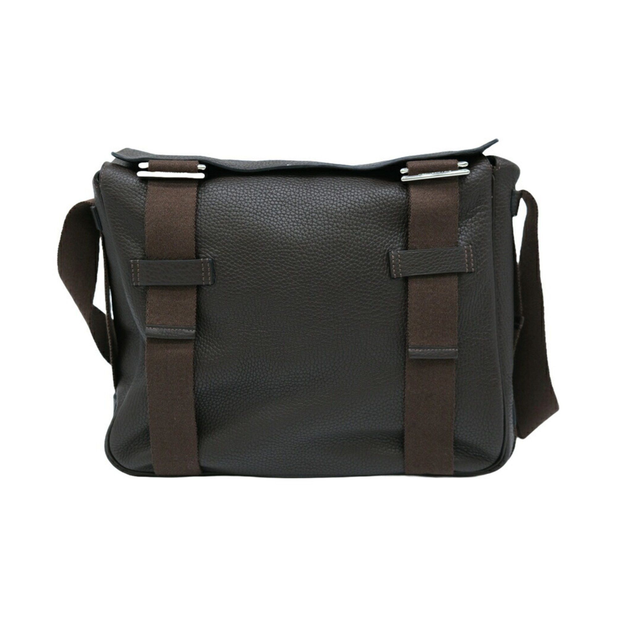 image of Hermes Tibet Shoulder in Brown, Women's