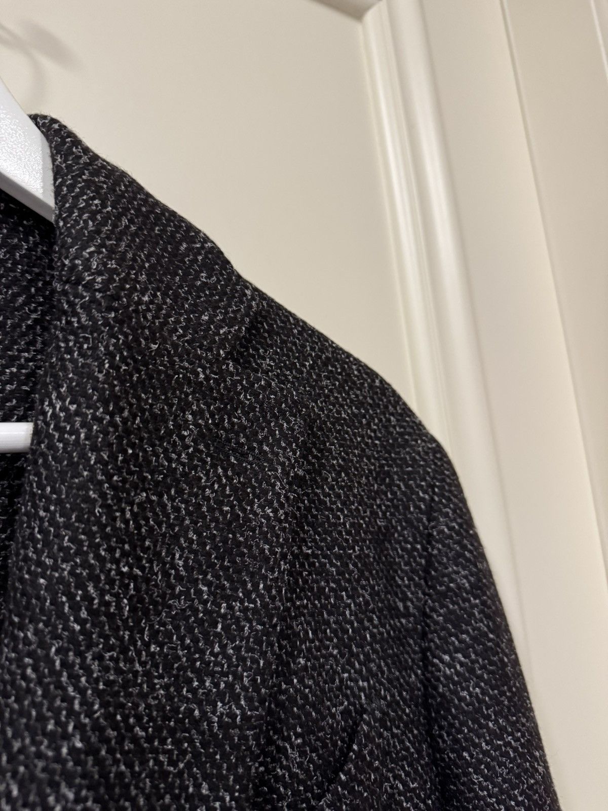 L.B.M. 1911 LBM 1911 Mens 3 button overcoat salt & peppe4 Size 52R - 3 Thumbnail