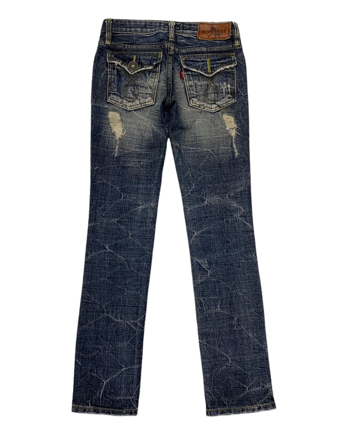 Hysteric Glamour × Japanese Brand 🔥RARE RIPS MARAXIA DISTRESSED DENIM JEANS Size 27" / US 4 / IT 40 - 2 Thumbnail