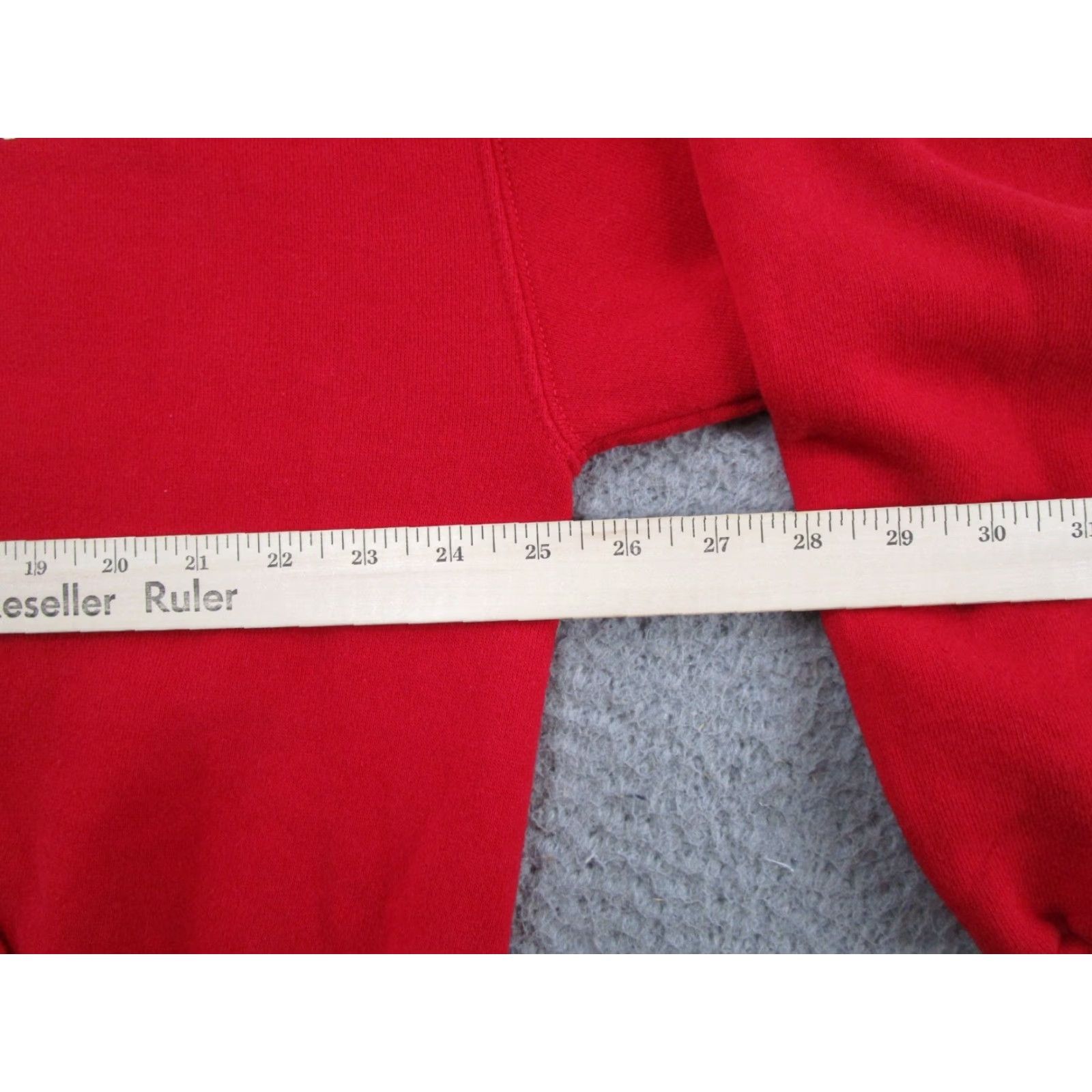 Russell Athletic VINTAGE Russell Athletic Hoodie Mens XL Red Wisconsin Badgers NCAA Crew Neck Pullover All Seasons Sports Size US XL / EU 56 / 4 - 7 Thumbnail