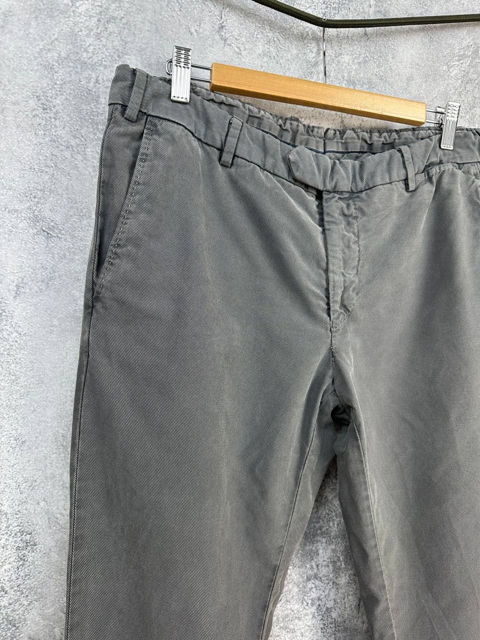 Other Santaniello Herringbone Chino Trousers Italian Casual Slim Size US 36 / EU 52 - 3 Thumbnail