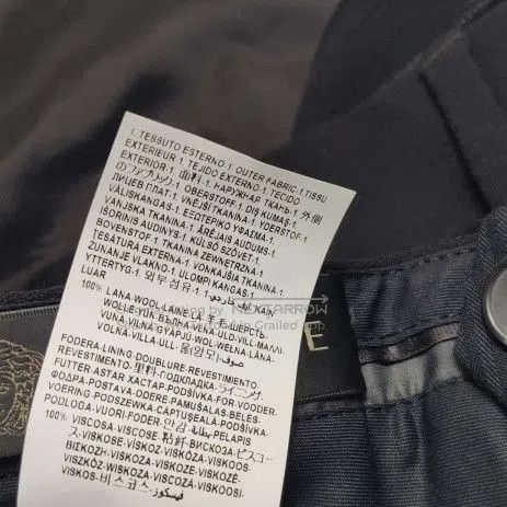 Versace Versace Wool Solid Color L Pants. Size US 34 / EU 50 - 8 Thumbnail