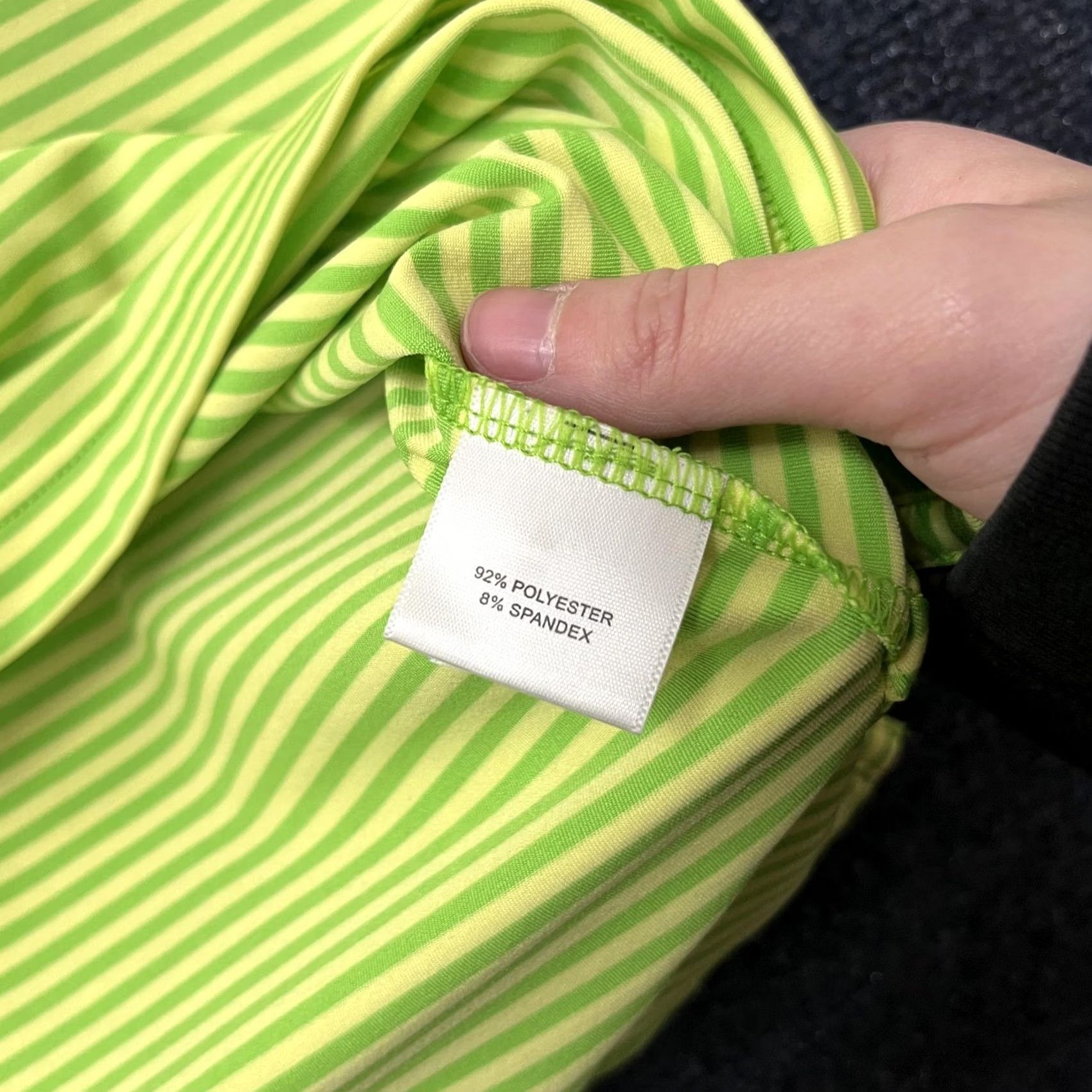 Peter Millar Peter Millar Summer Comfort Polo Shirt Mens Large Green Stripe Golf Short Sleeve Size US L / EU 52-54 / 3 - 6 Thumbnail