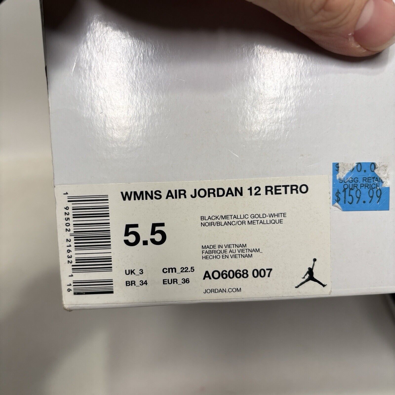 Jordan Brand Nike Air Jordan 12 Retro WMNS “Reptile/Black Gold” 2024 Size US 5.5 / IT 35.5 - 6 Thumbnail
