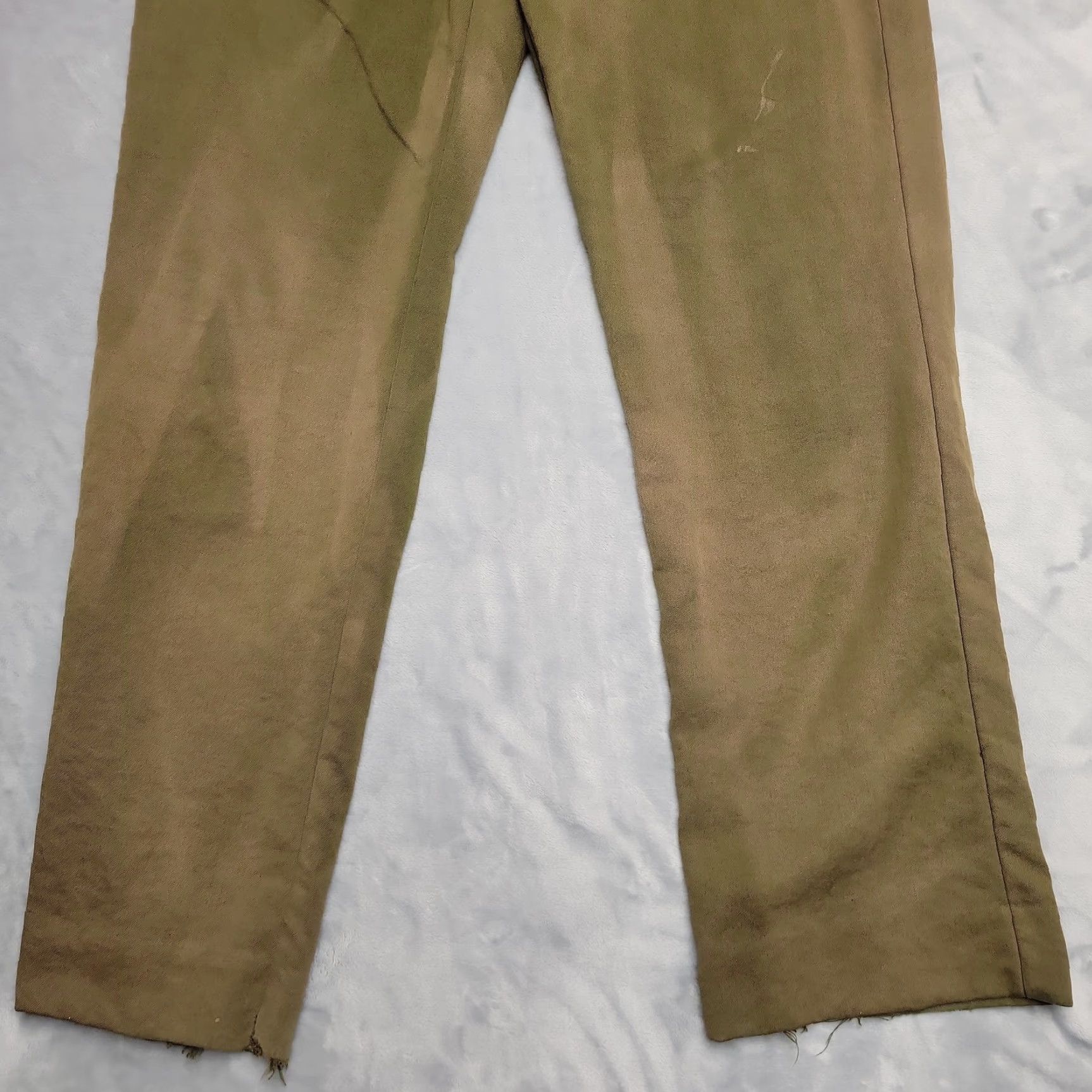 Vintage VINTAGE Terry Fire Fighter Pants 36x34 Green Twill 80s Flame-Resistant Chino Unisex Adults Mens Womens Girls Boys Size US 36 / EU 52 - 2 Thumbnail
