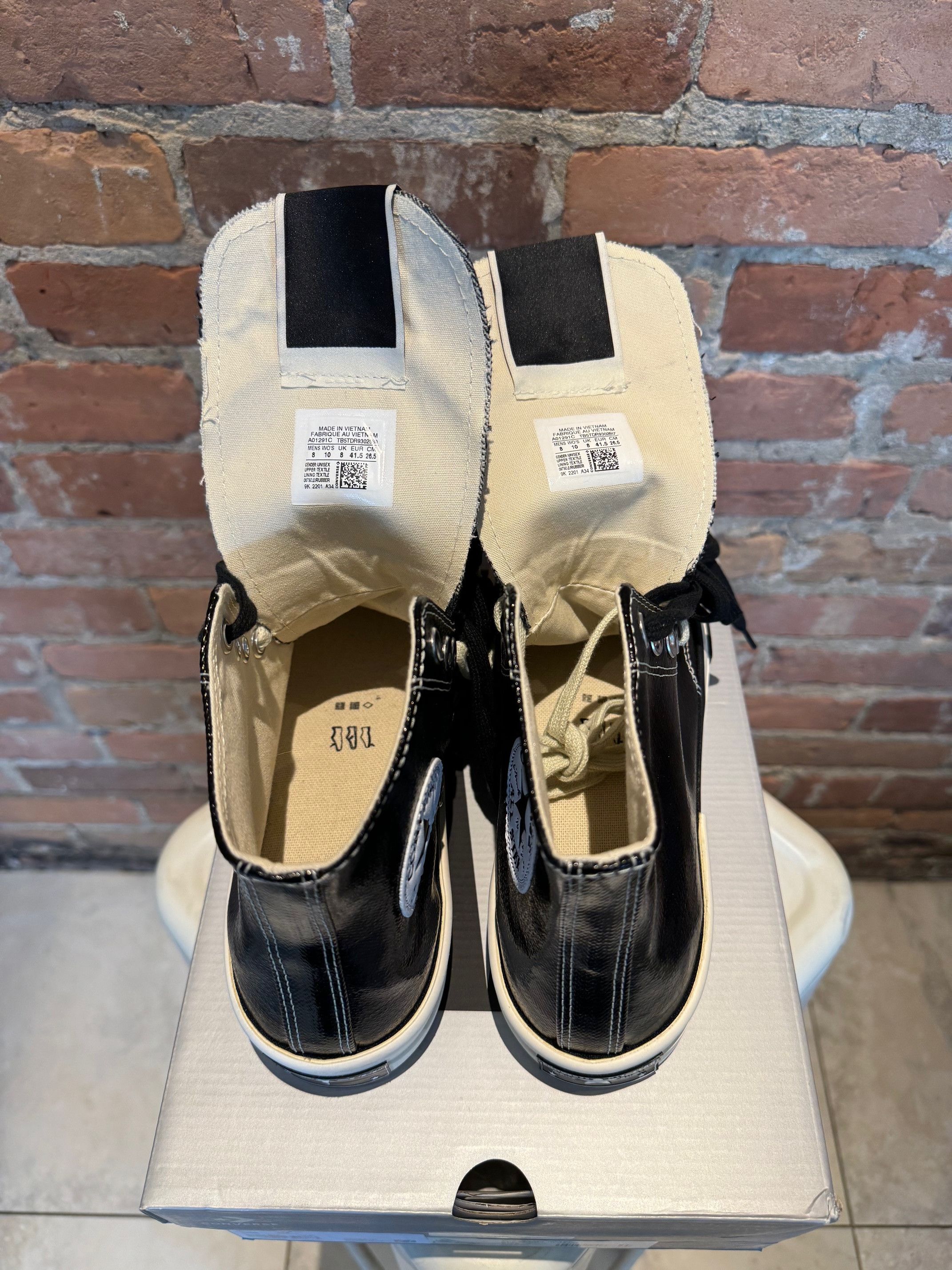 Converse × Rick Owens Drkshdw Rick Owens DRKSHDW Converse TURBODRK All-Star 70 Size US 8 / EU 41 - 3 Thumbnail