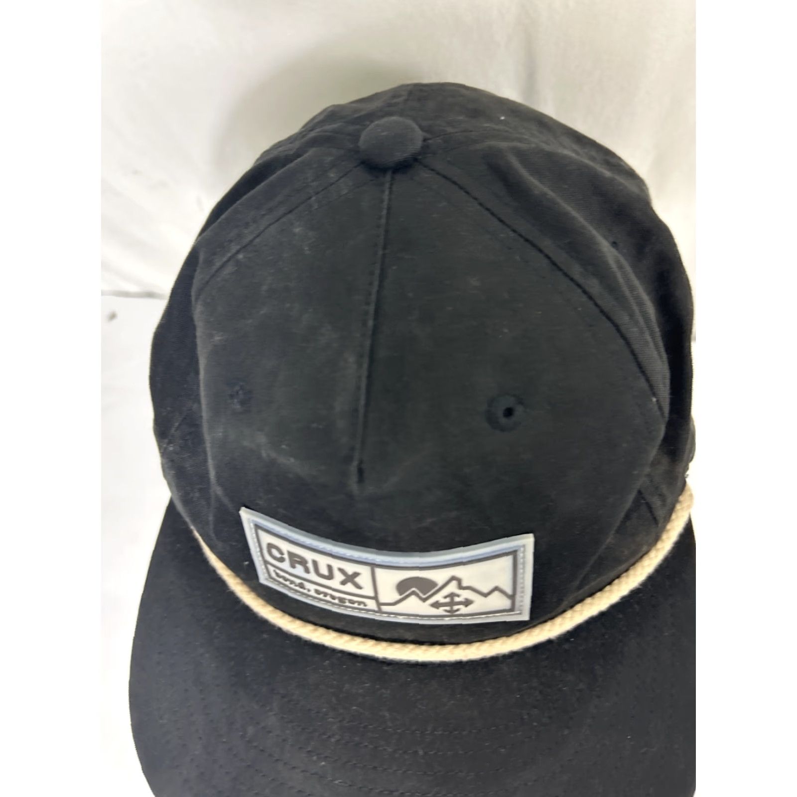 Vintage Cruz Bend Oregon Snap Back Baseball Hat Black Adjustable Mens One Size Crux Brand Logo Size ONE SIZE - 6 Thumbnail