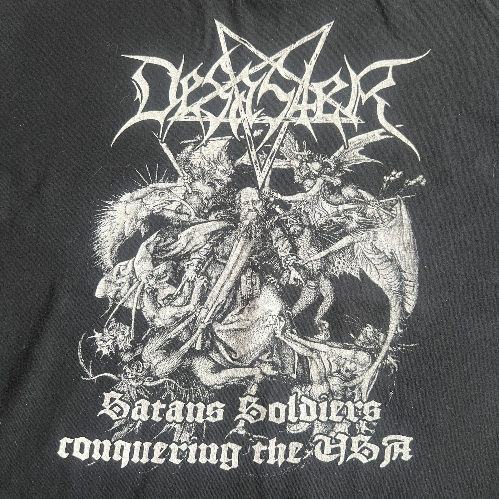 Band Tees Desaster Band 2011 USA Tour T-Shirt Size L Size US L / EU 52-54 / 3 - 5 Thumbnail
